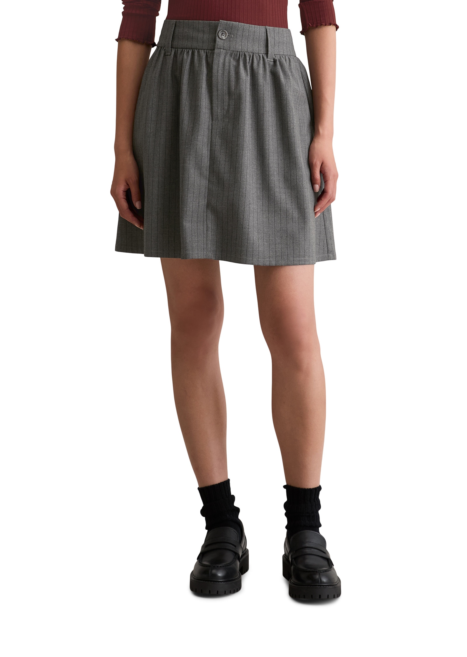 Marc OPolo DENIM Webrock "aus Viskose-Mit mit recyceltem Polyester" günstig online kaufen