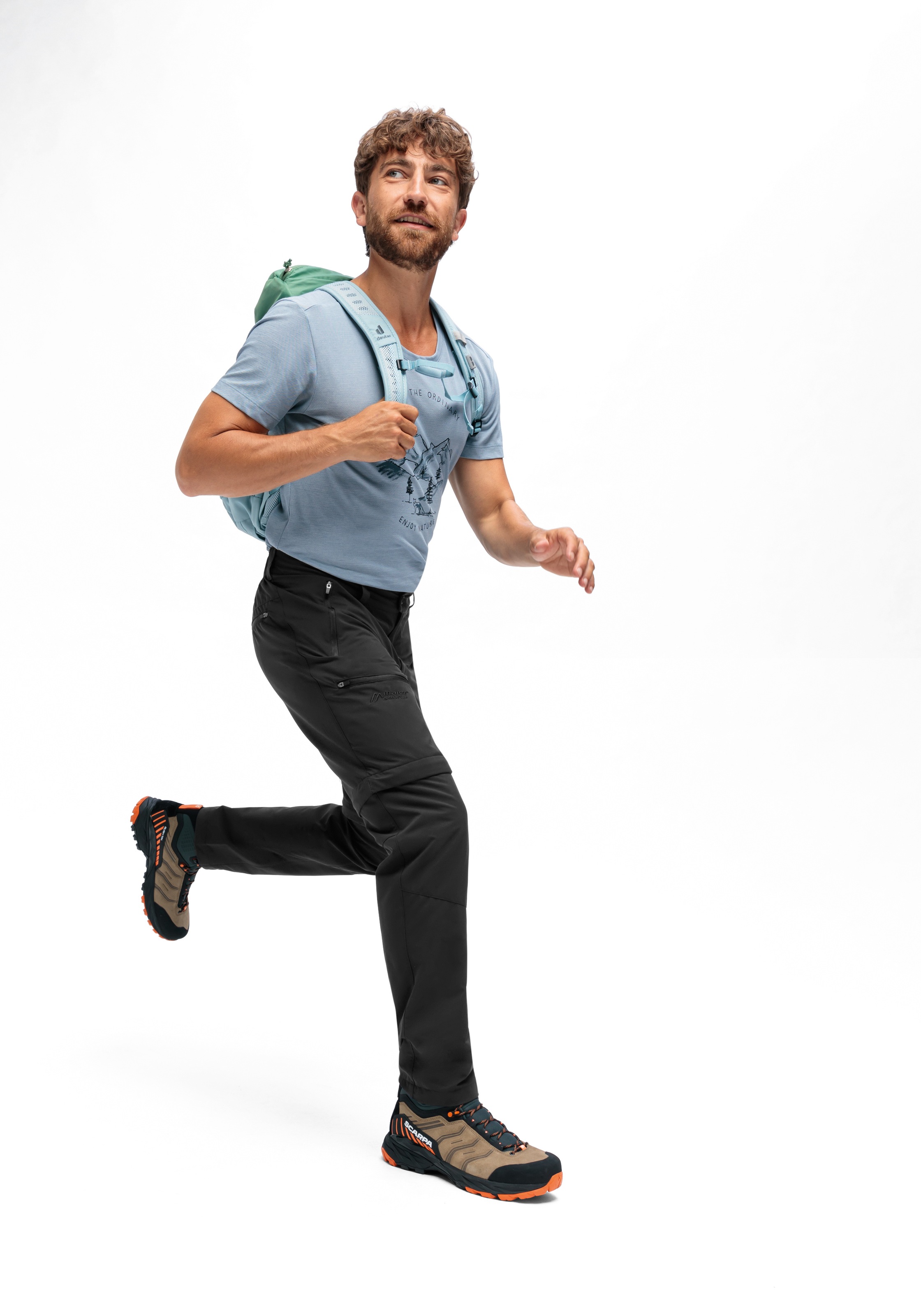Maier Sports Outdoorhose »Tajo Zip Loop«, Herren Wanderhose, Zip-Off Funktionshose, 4 Taschen, Regular Fit