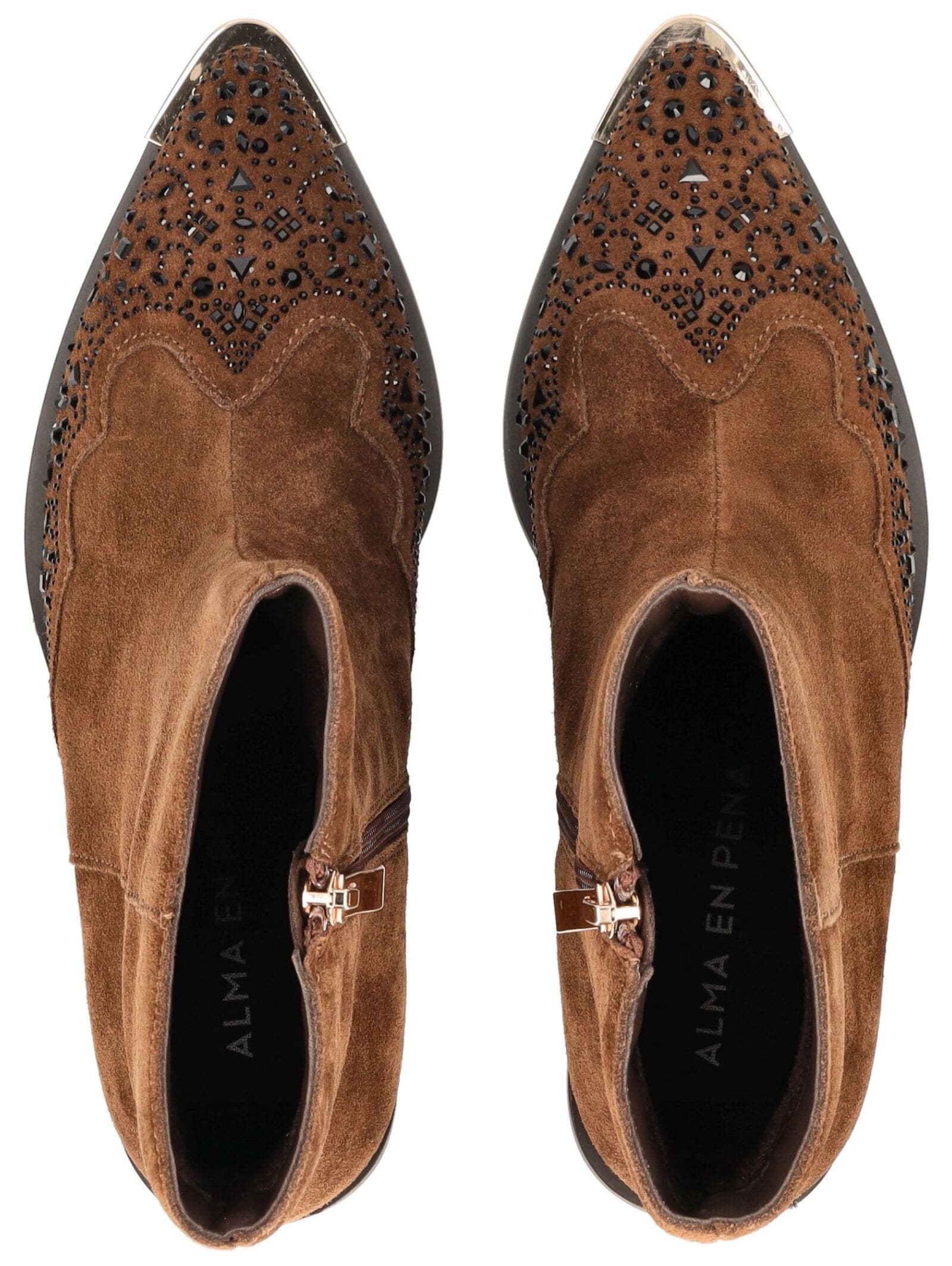 Alma en Pena Bikerboots »ALMA EN PENA Stiefelette Veloursleder«