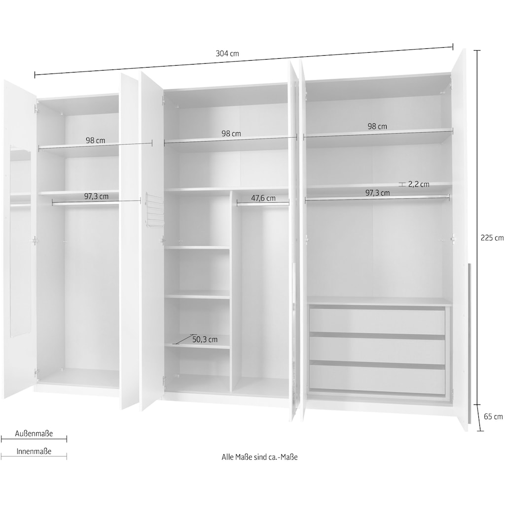 rauch Drehtürenschrank »Montclar«