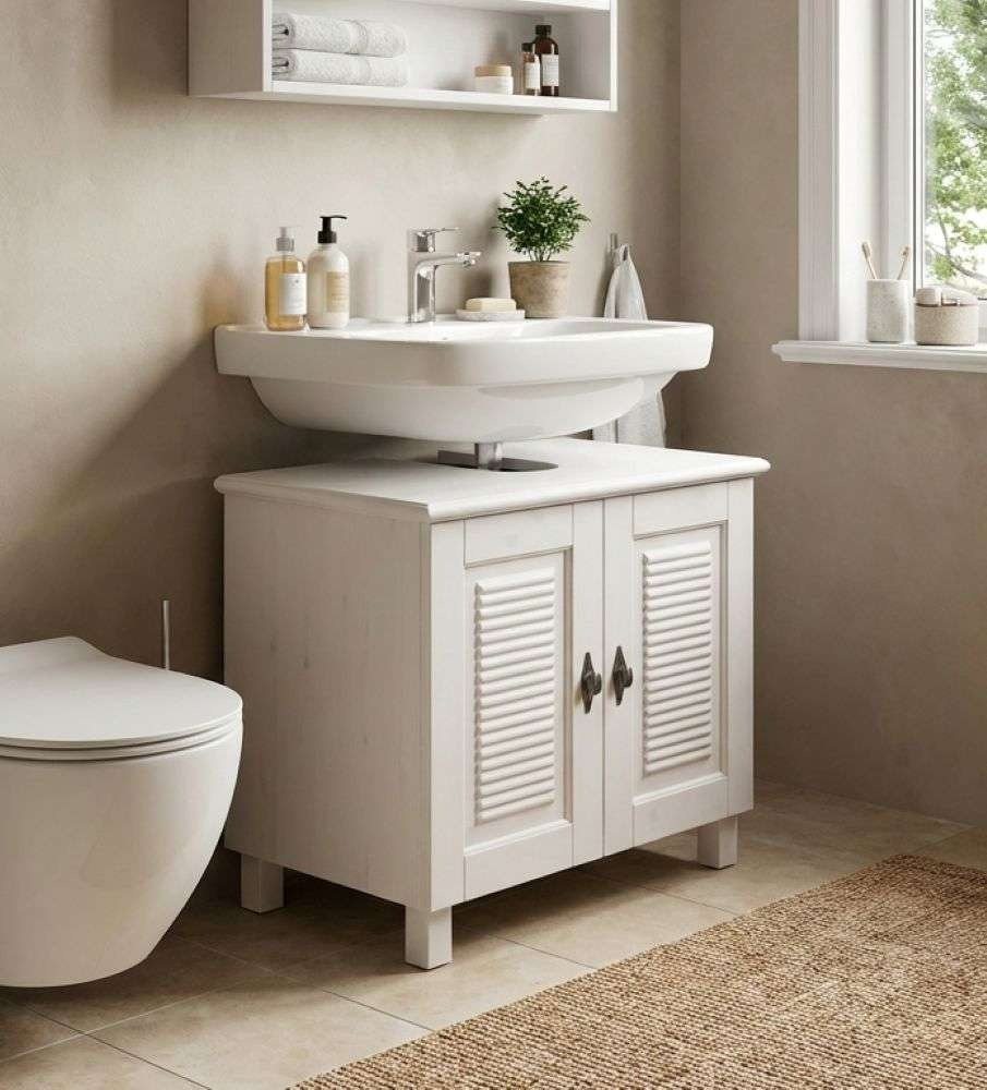 OTTO home Waschbeckenunterschrank "Rauna" aus massiver Kiefer, Breite 64 cm günstig online kaufen