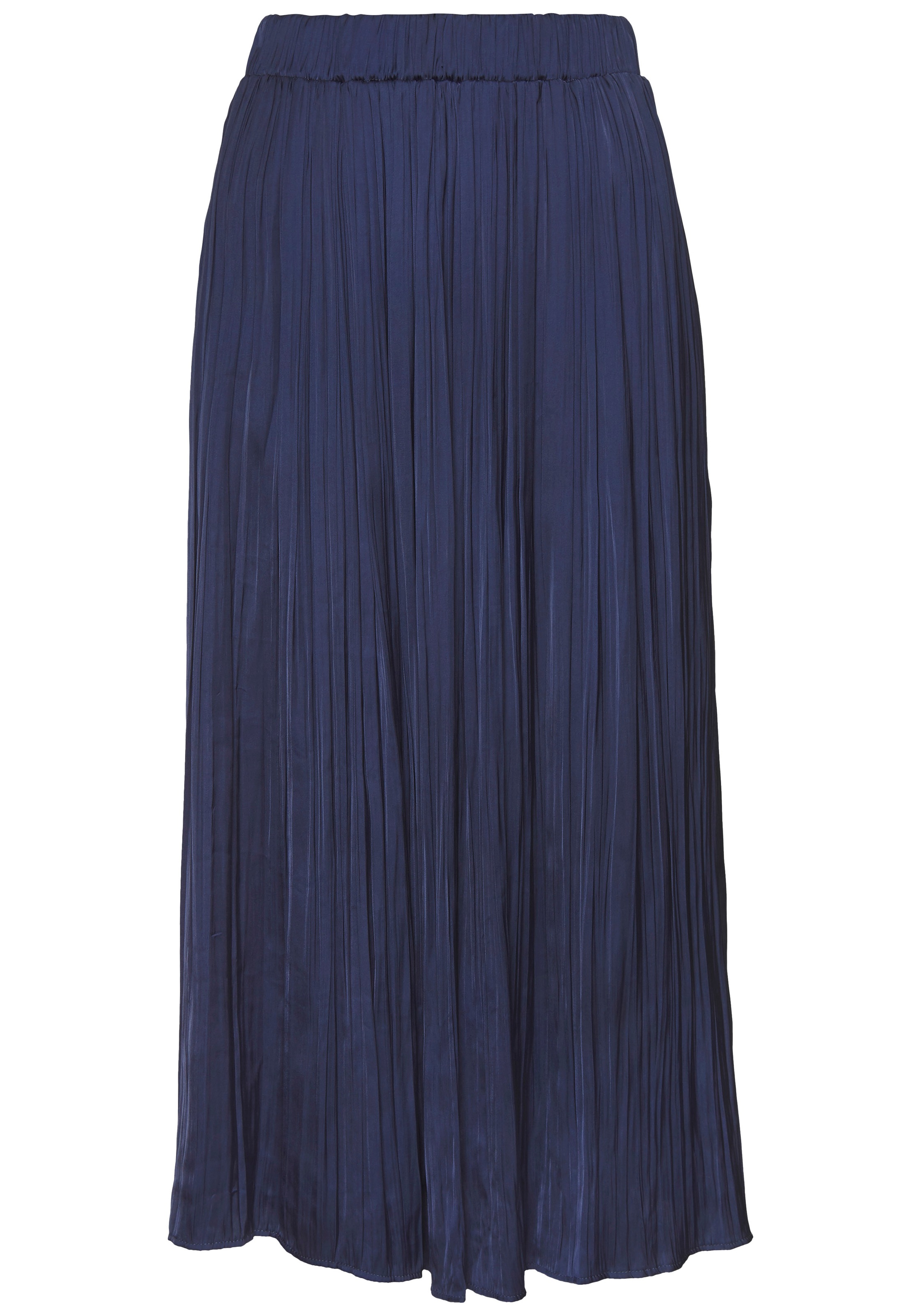 LASCANA Maxirock mit Plisseefalten, edel glänzende Ware günstig online kaufen