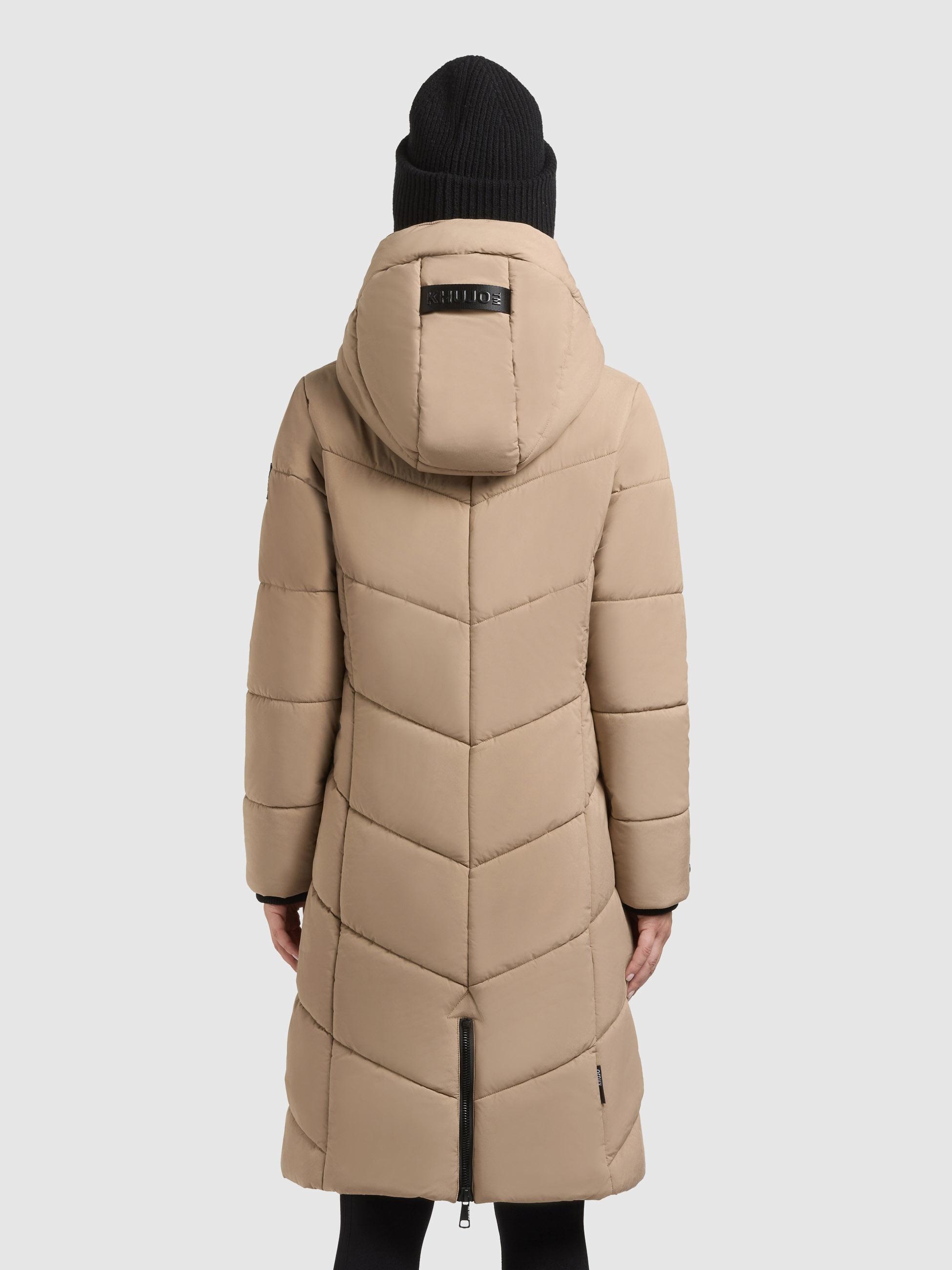 Thumbnail - khujo Wintermantel "Aribay4 Light-YM", Winter Steppmantel mit Kapuze und Gehschlitz