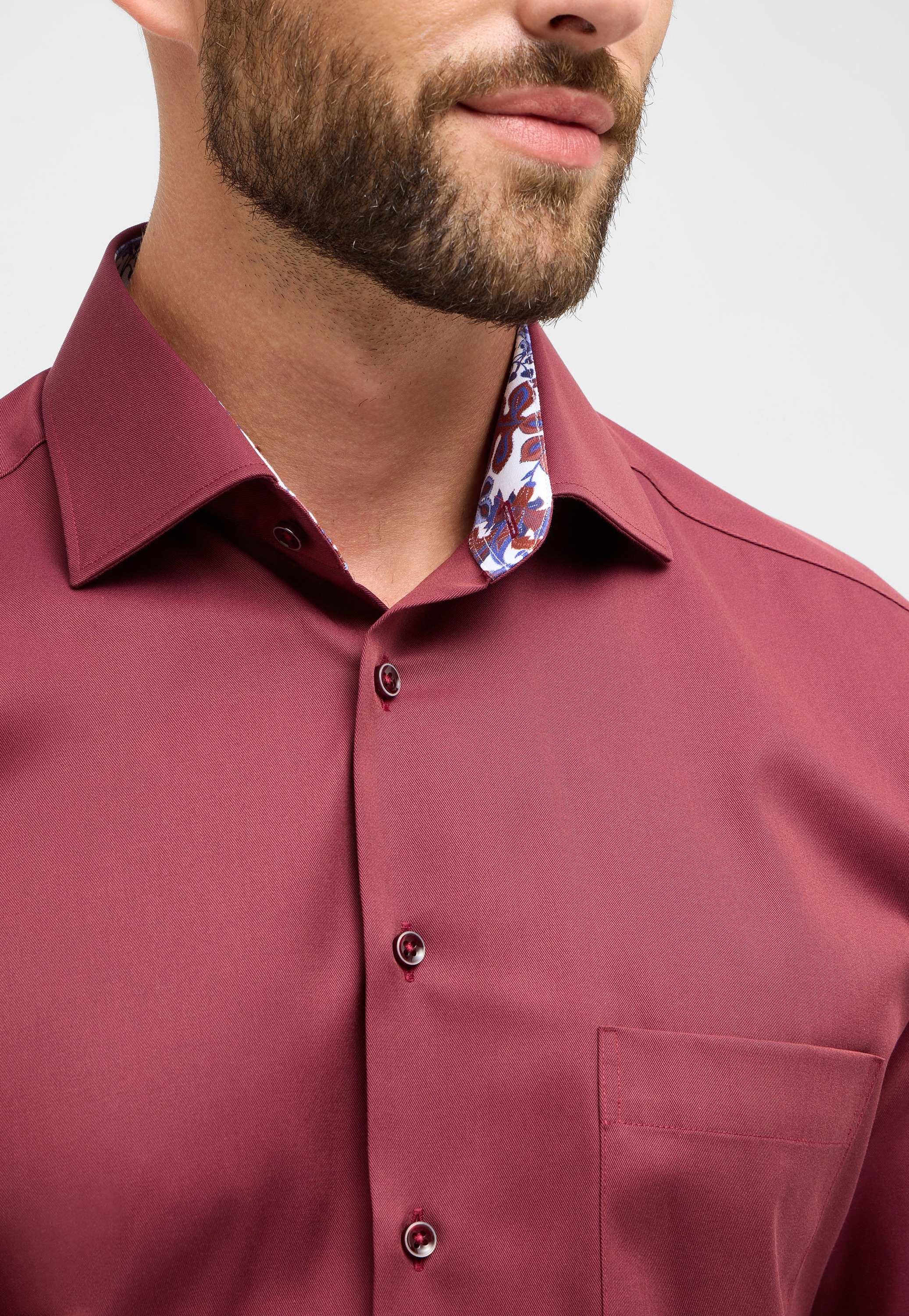 Thumbnail - Eterna Langarmhemd "MODERN FIT" NON IRON (bügelfrei)