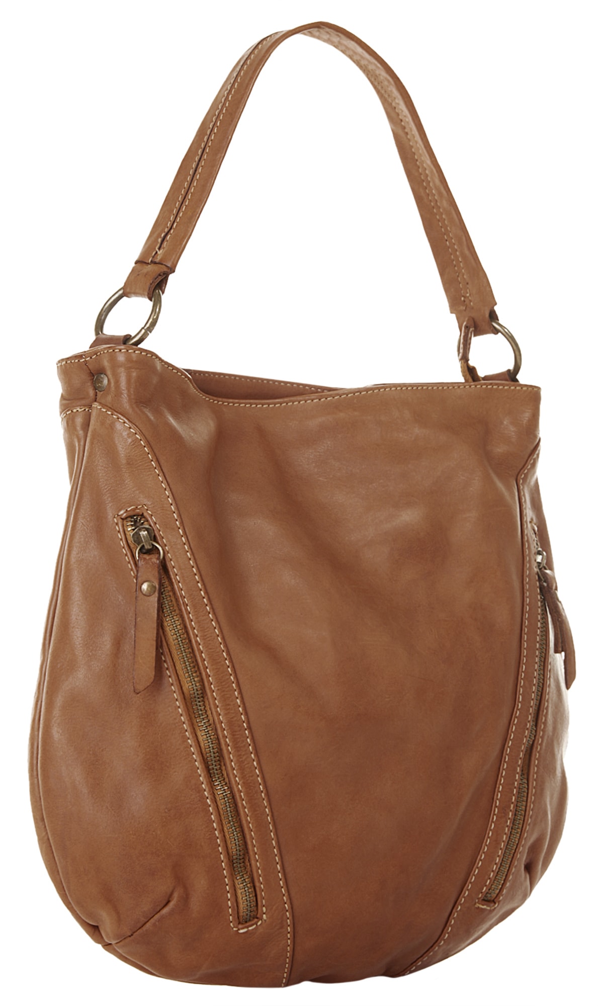 Cluty Shopper, echt Leder, Made in Italy