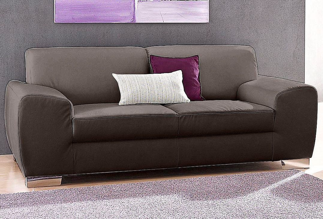 DOMO collection 2-Sitzer "Ricardo kubisch, modern & elegant, bequem, Federkern, Breite 204cm"