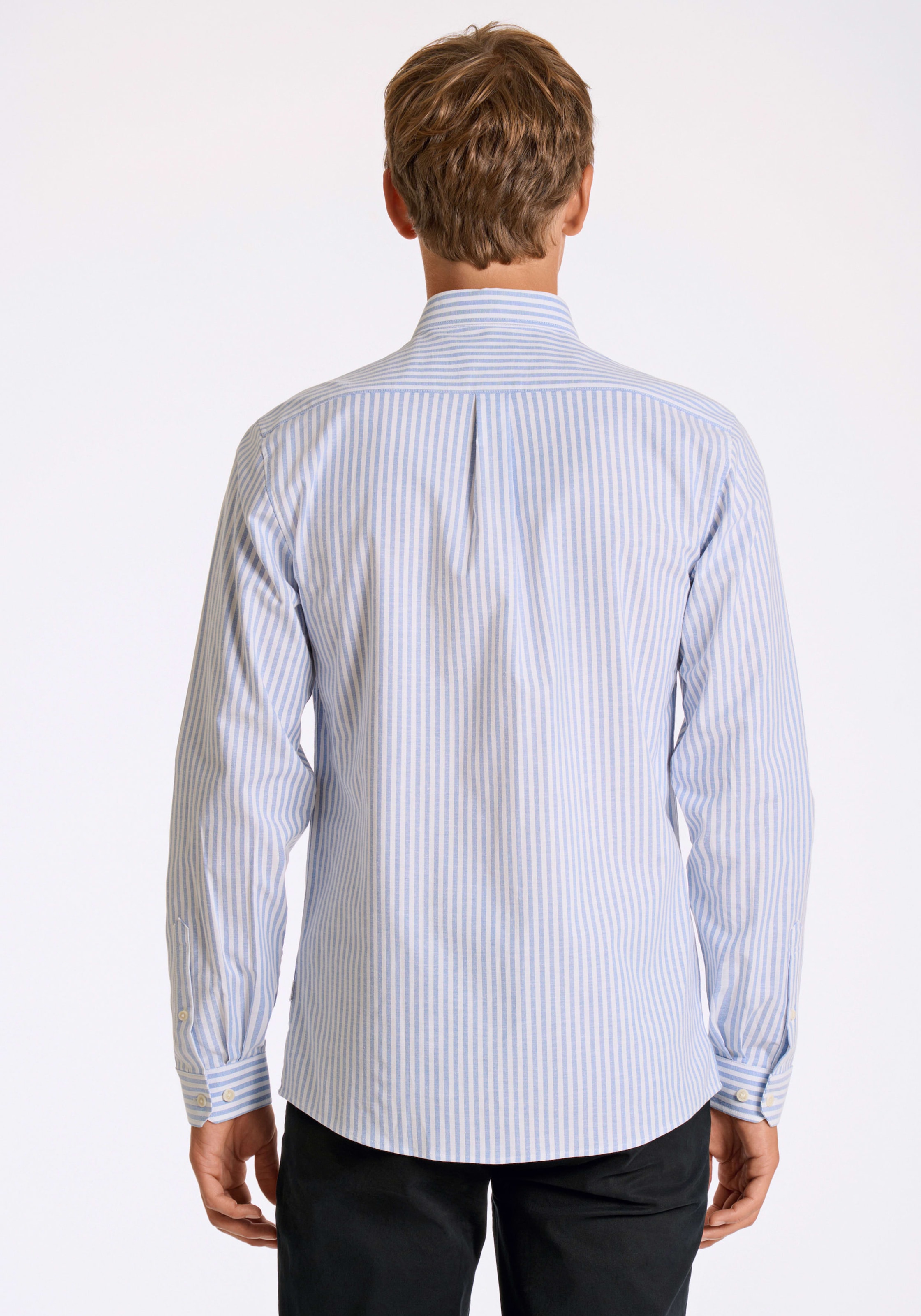 LINDBERGH Langarmhemd im Streifen-Design