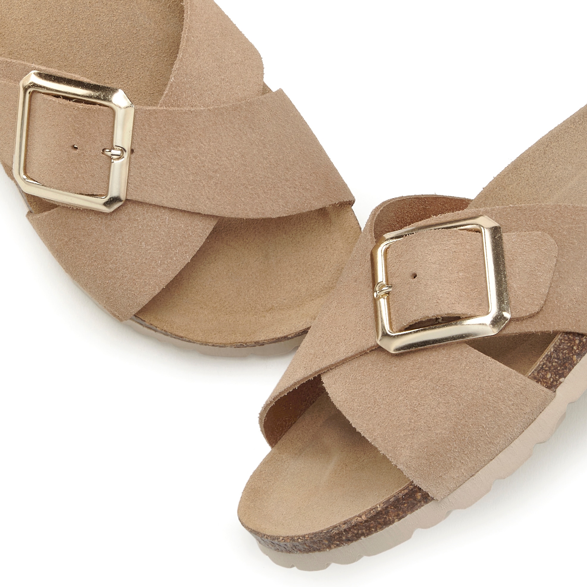 Elbsand Pantolette »Mule, Sandale, offener Schuh,«, aus hochwertigem Leder mit weichem Komfortkorkfußbett