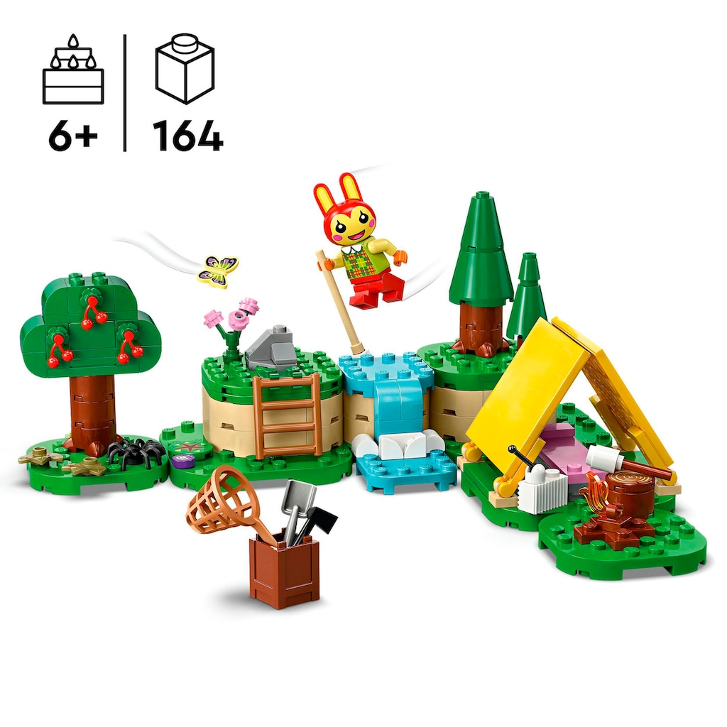 LEGO® Konstruktionsspielsteine »Mimmis Outdoor-Spaß (77047), LEGO® Animal Crossing«, (164 St.)