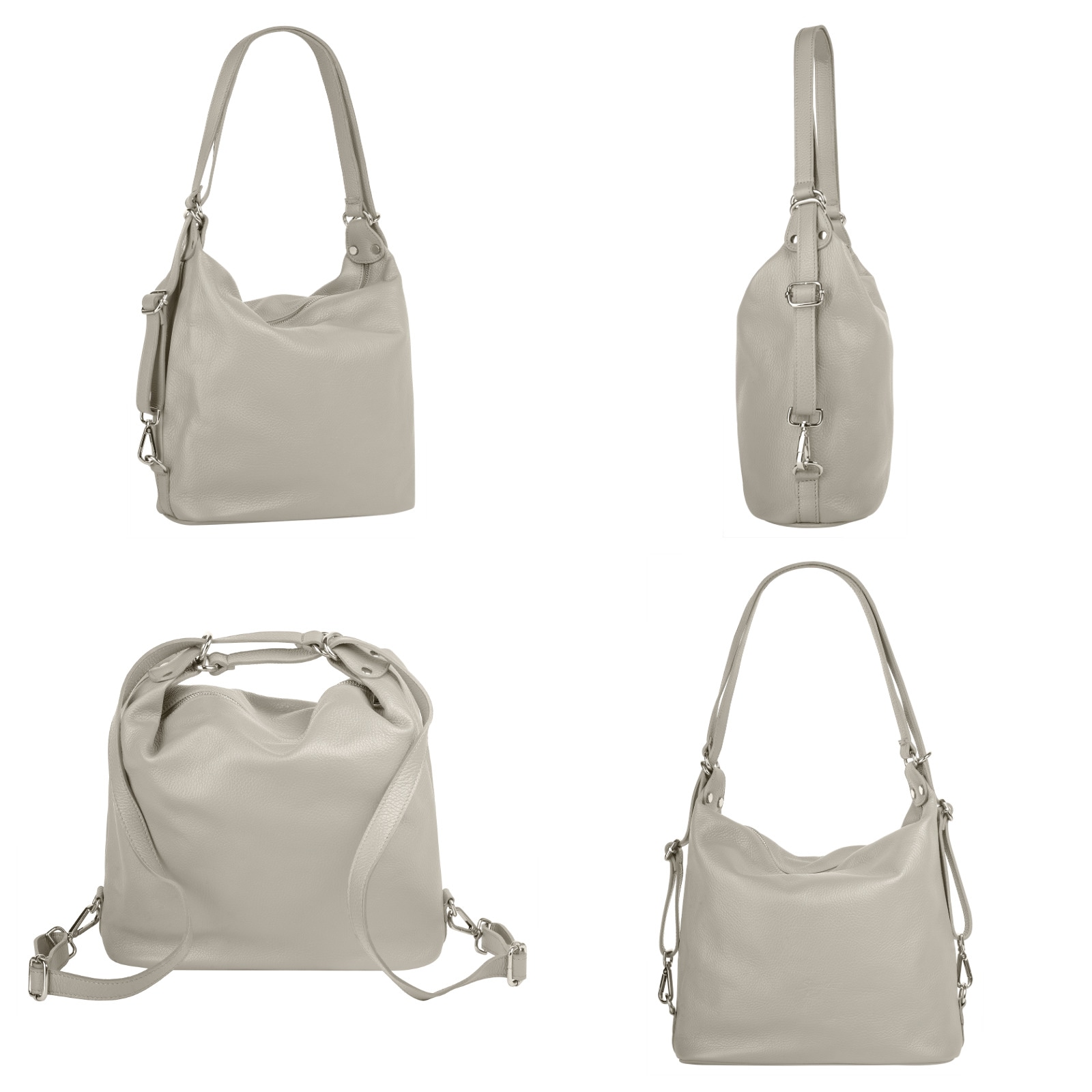 Samantha Look Shopper, echt Leder, Made in Italy