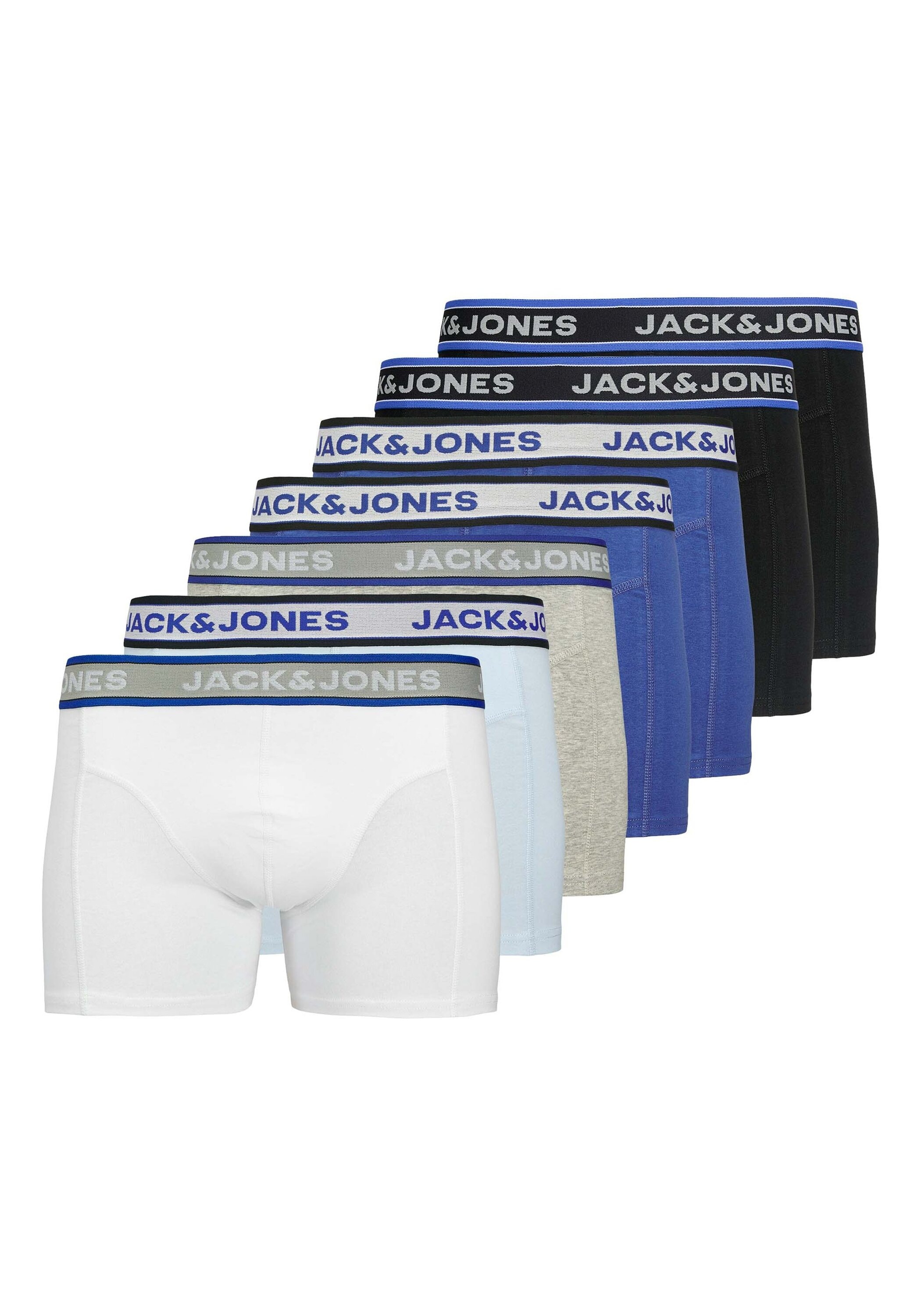 Jack & Jones Boxershorts "Boxershort JACHUDSON SOLID TRUNKS 7 PACK 7er Pack günstig online kaufen
