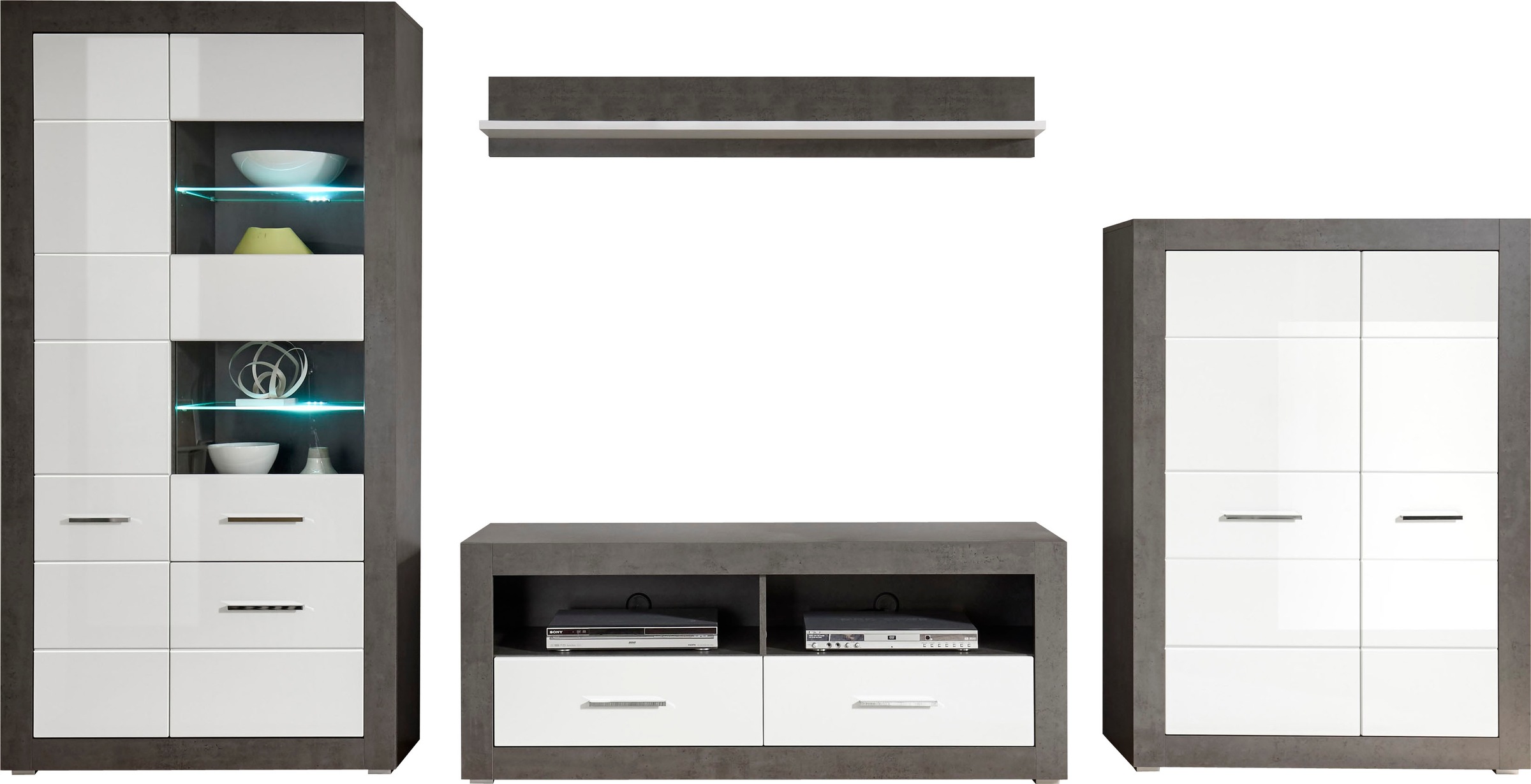 INOSIGN Wohnwand »Etero«, (Set, 4 St.)