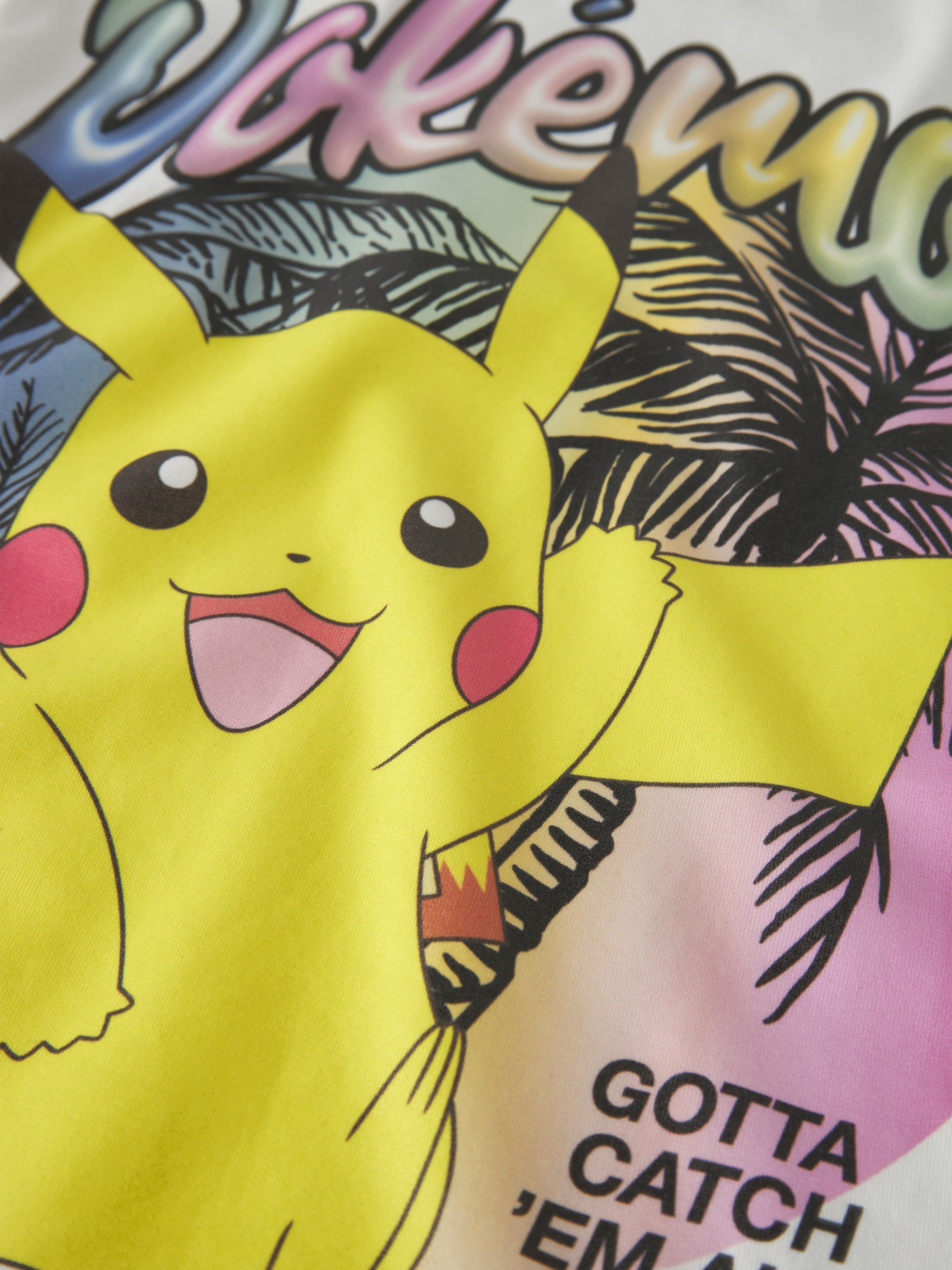 Name It T-Shirt »NKFMUBA POKEMON SS NREG TOP BOX NOOS SKY« Baumwollmischung, Pokémon Print