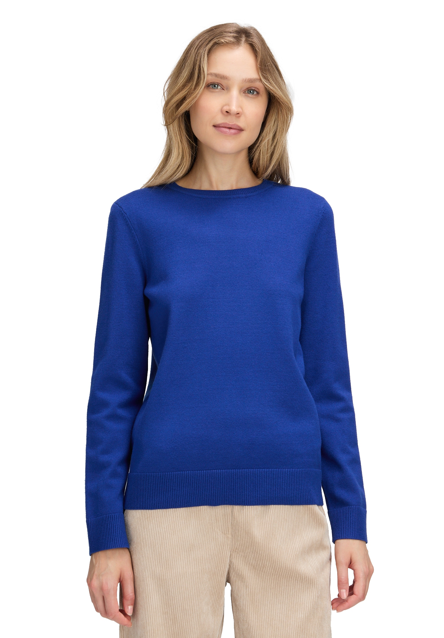 Betty Barclay Strickpullover "Damen Basic-Strickpullover mit Rundhalsaussch günstig online kaufen