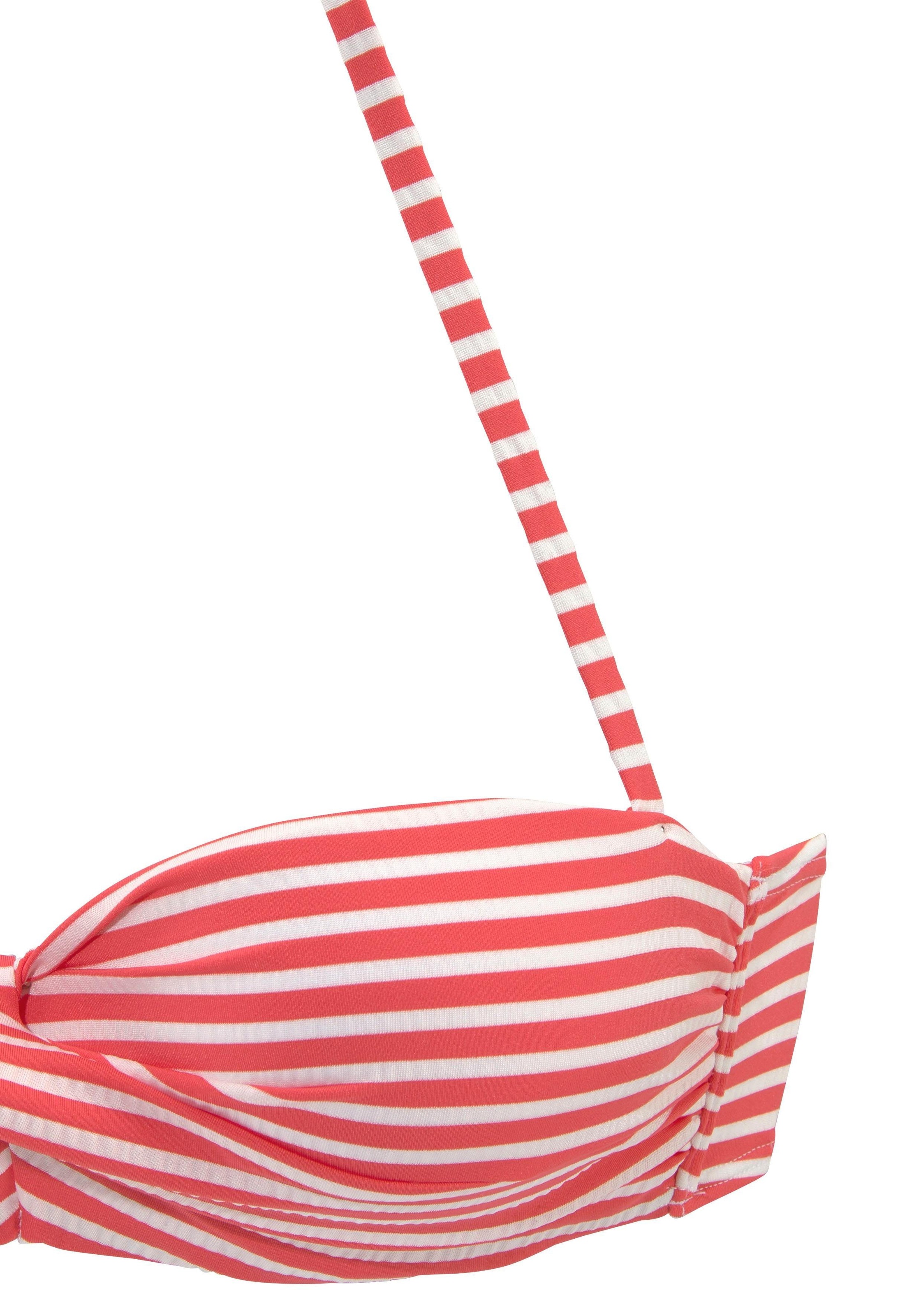 s.Oliver Bügel-Bandeau-Bikini in Wickeloptik