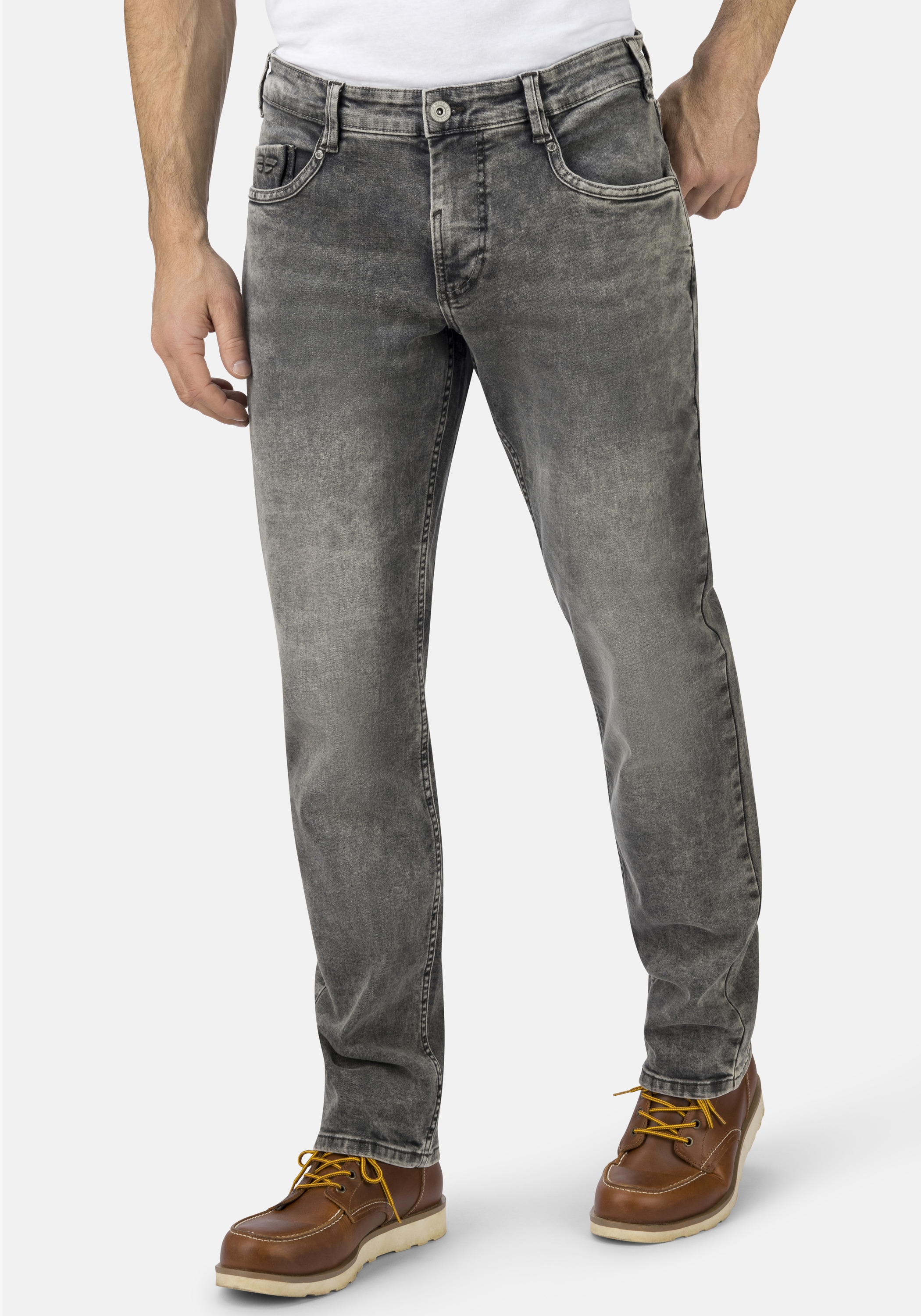 HERO by John Medoox "Baxter Denim Relaxed Fit Jeans" Relaxed Fit Casual Clean Wash Denim Jeans für Herren