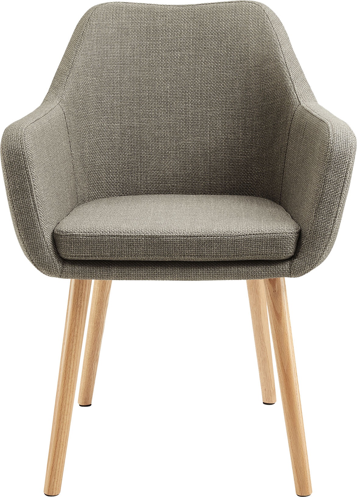 Thumbnail - SalesFever Armlehnstuhl "Komfortabler Esszimmerstuhl mit Stil" () Stuhlbeine aus massivem Eichenholz