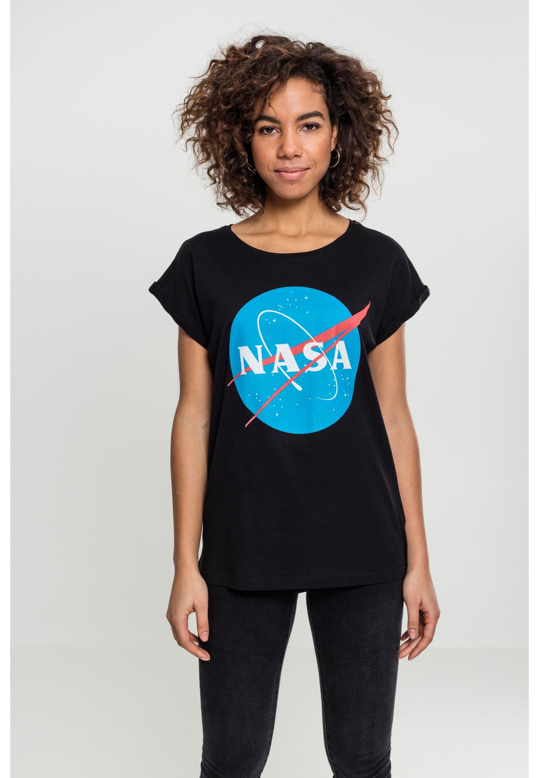 MisterTee T-Shirt »MisterTee Damen Ladies NASA Insignia Tee« 1 Stk. tlg.