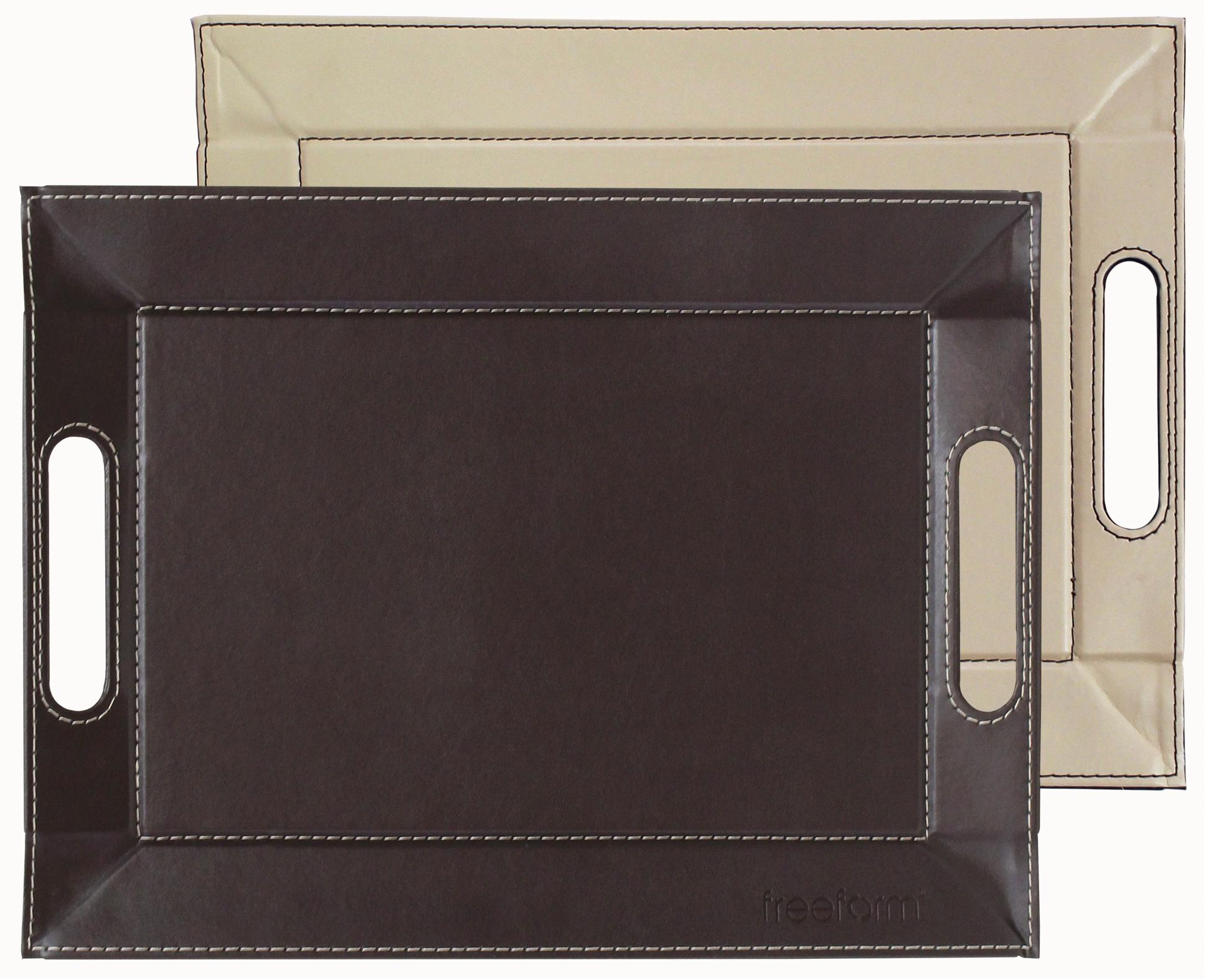 freeform Tablett "DUO, 2-farbiges Wendetablett, Tablett und Tisch-Set in ei günstig online kaufen