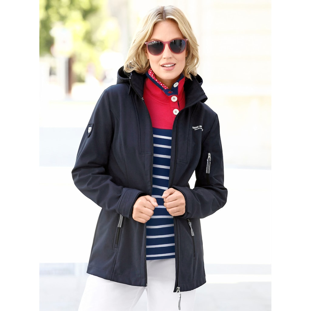 Casual Looks Softshelljacke, mit Kapuze