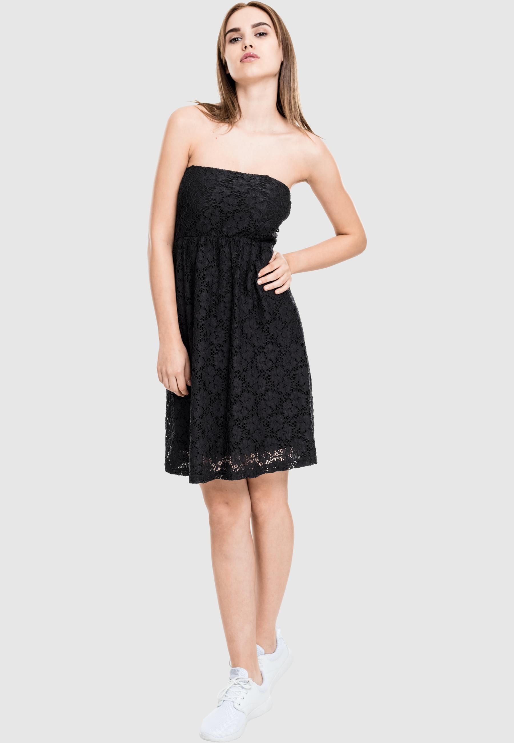 URBAN CLASSICS Shirtkleid »Urban Classics Damen Ladies Laces Dress«, (1 tlg.)