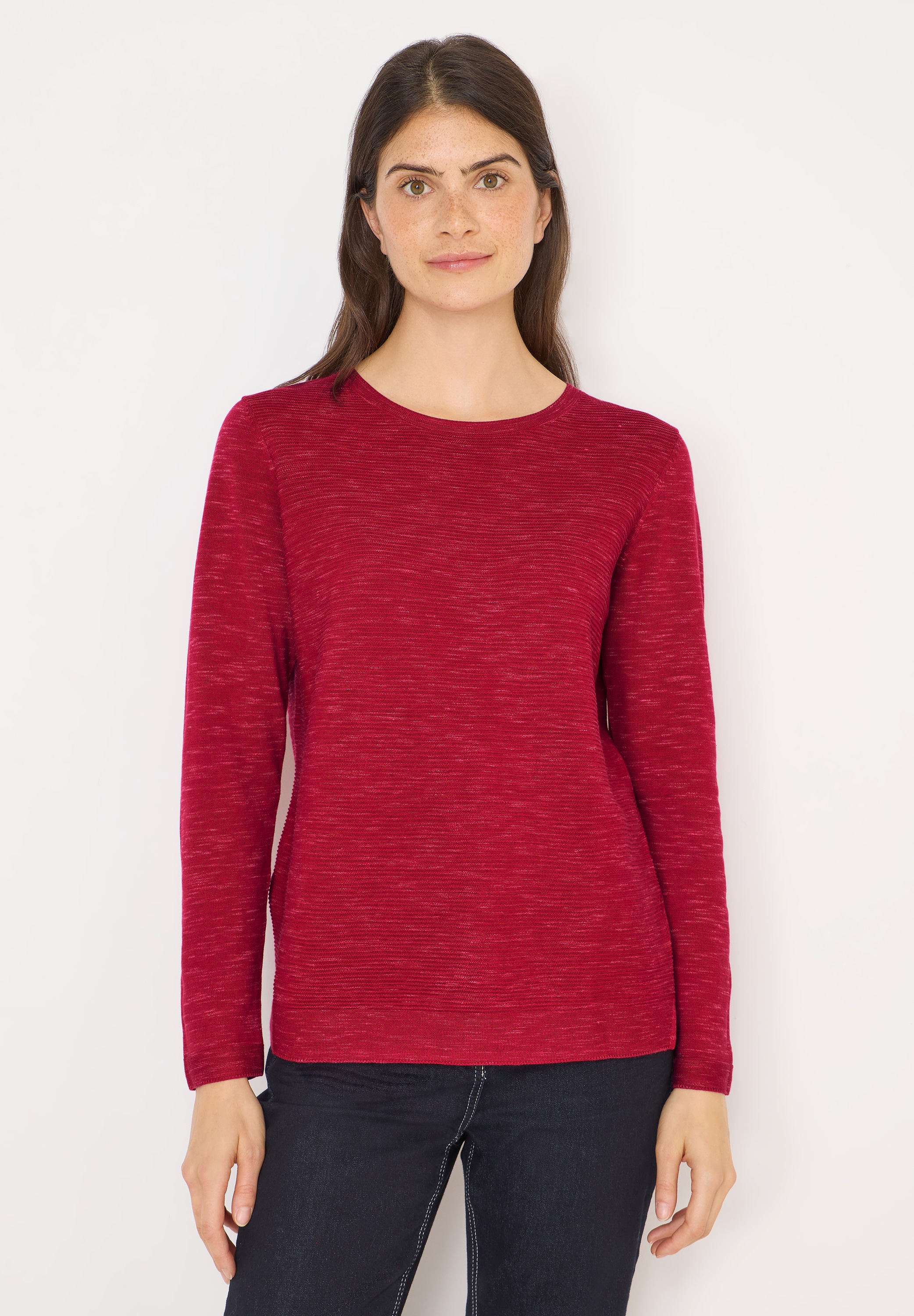 Cecil Strickpullover mit Rundhalsausschnitt günstig online kaufen