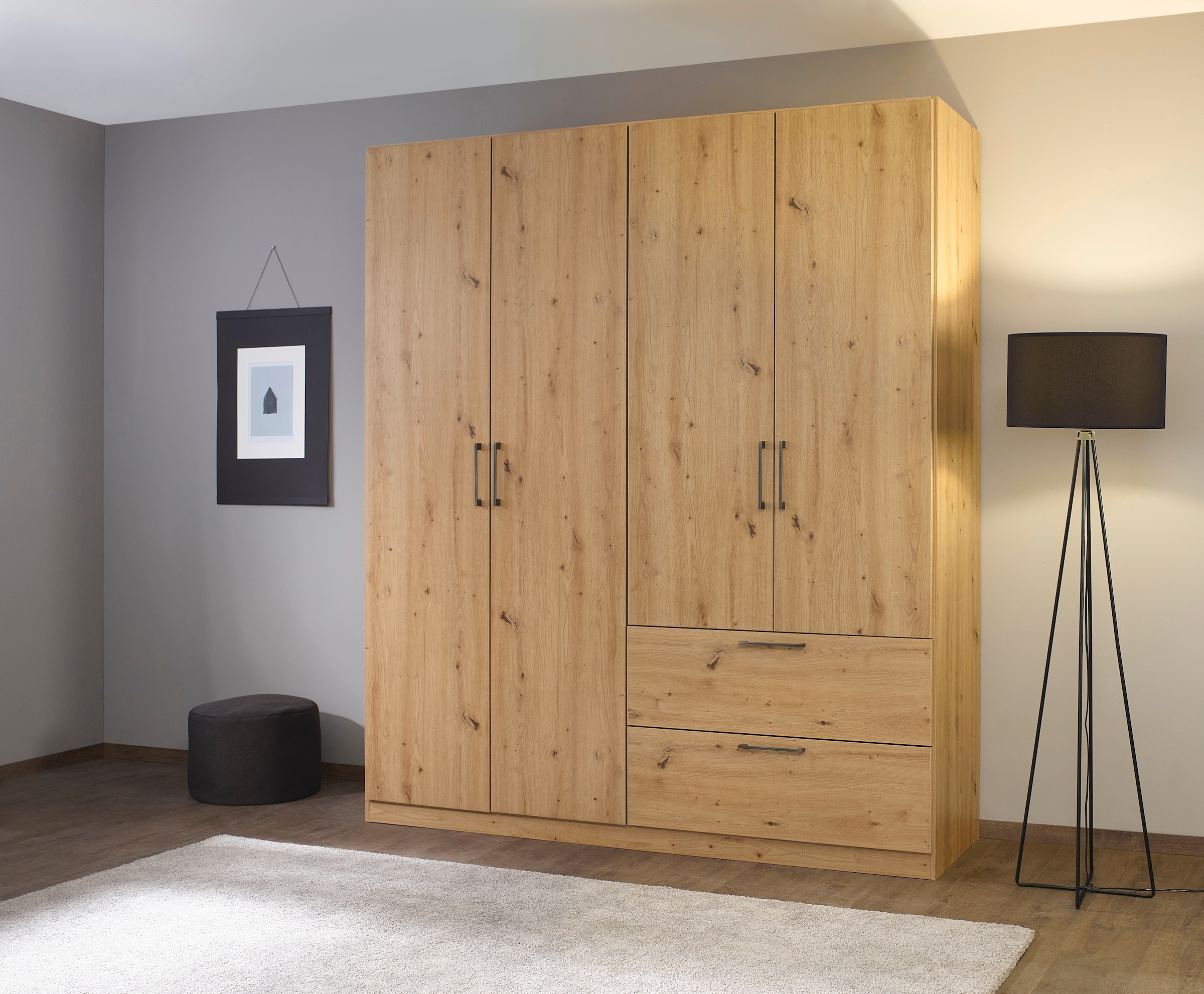 OTTO home Drehtürenschrank "Kleiderschrank Schrank Garderobe Wäscheschrank günstig online kaufen