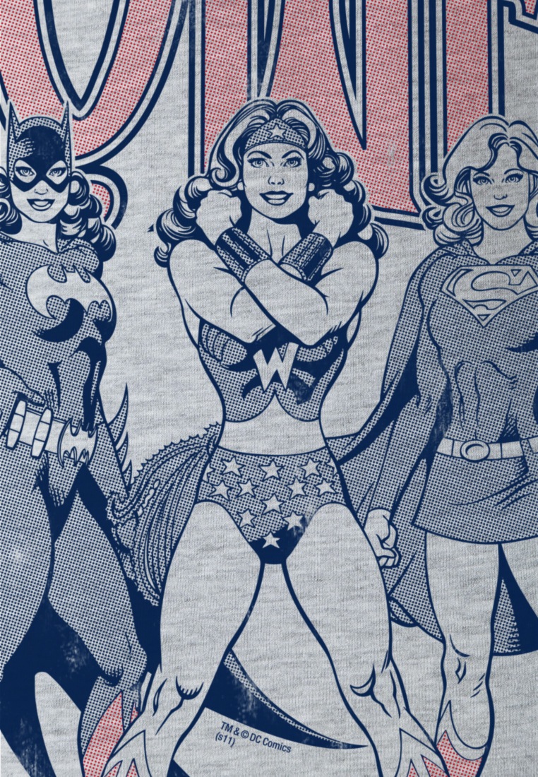 LOGOSHIRT T-Shirt »Wonder Woman« mit coolem Retro-Print