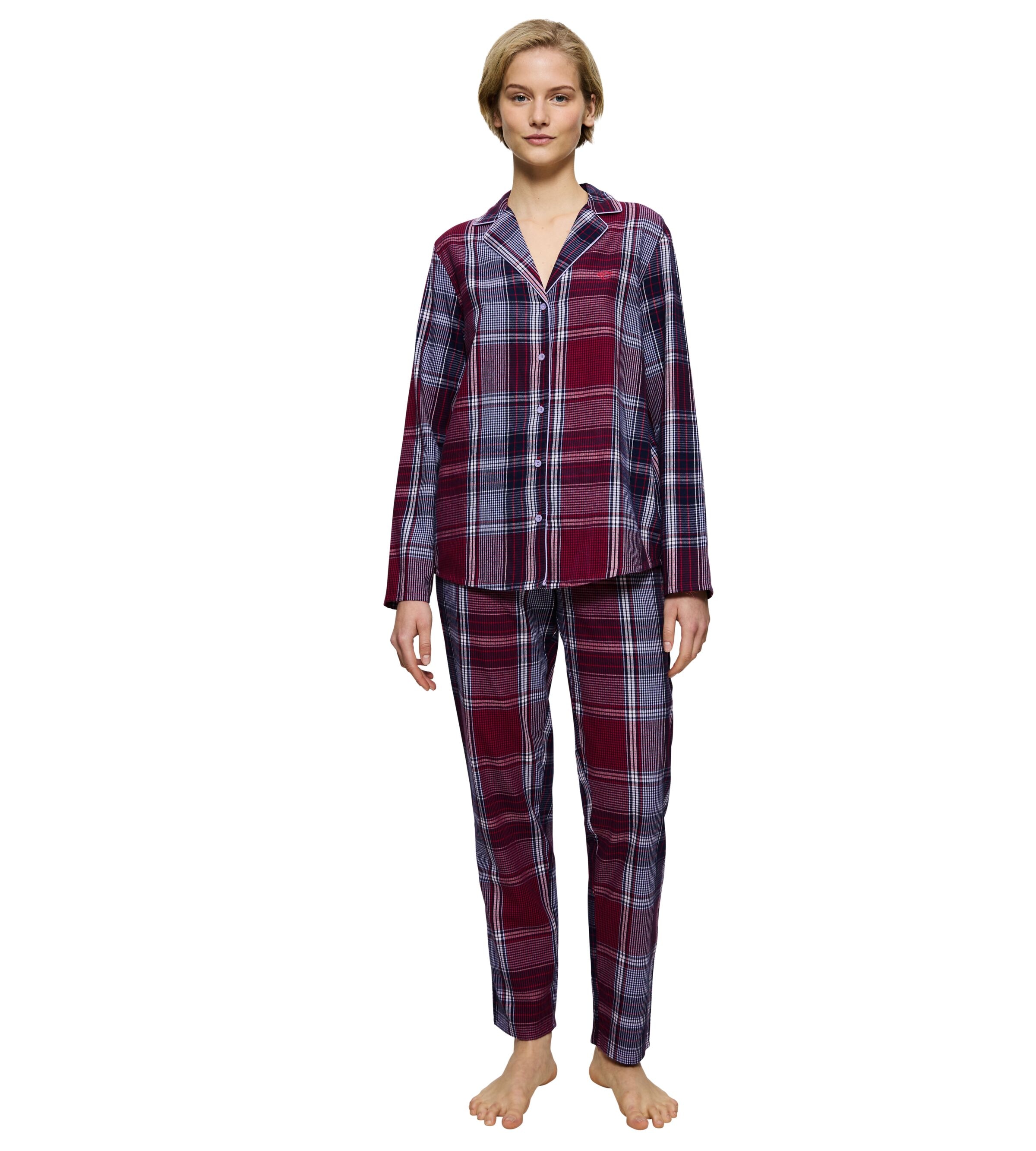 Triumph Schlafanzug "Boyfriend PW X Checks", (Set, 2 tlg.), Pyjama mit seit günstig online kaufen