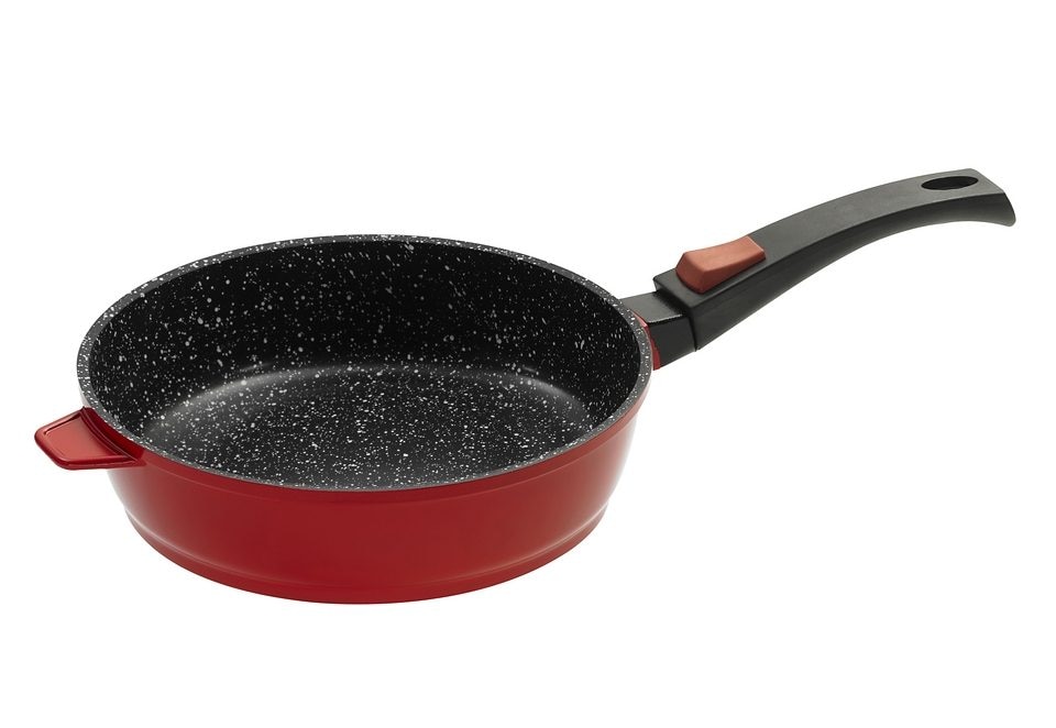 | 28 »Shine tlg.), Aluminiumguss, BAUR KING Wok Orange«, Ø Induktion cm, (1