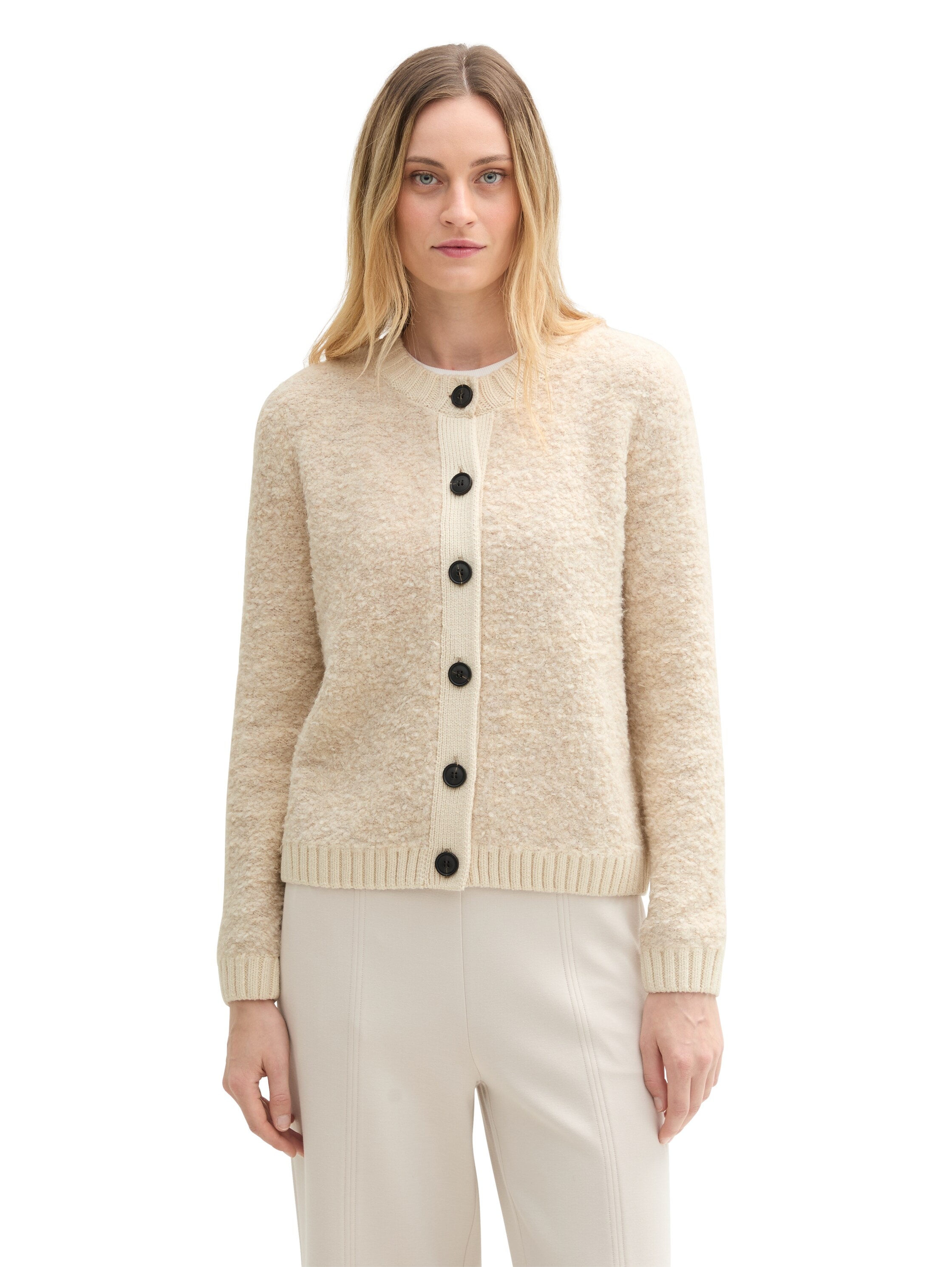 TOM TAILOR Cardigan, in Bouclé Optik günstig online kaufen