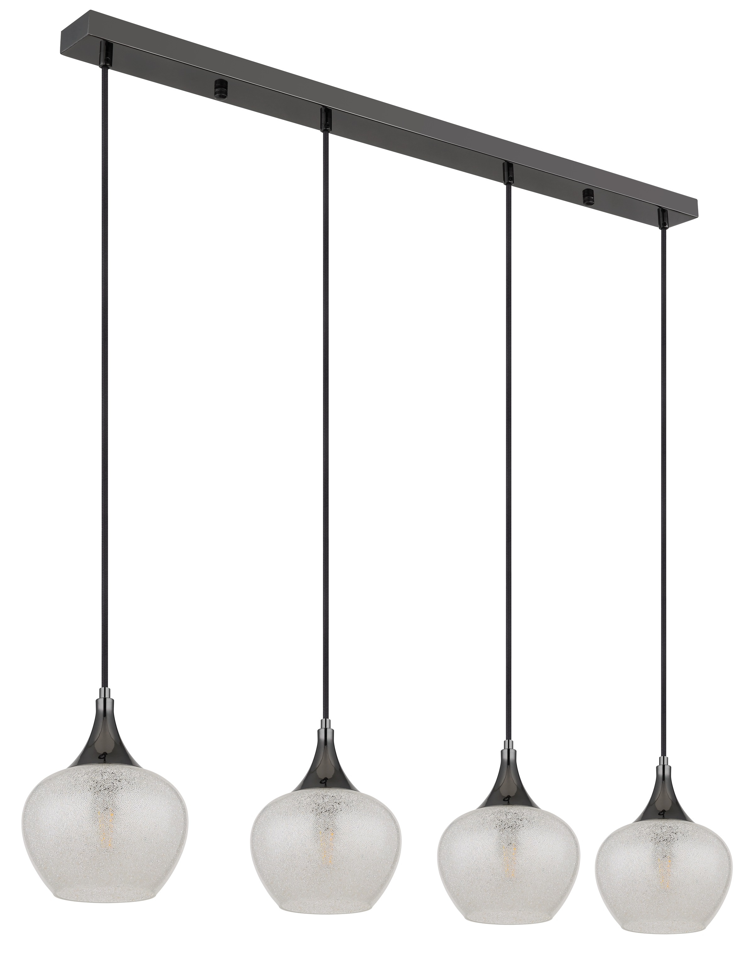 GLOBO LIGHTING Hängeleuchte »MAXY« E27 1 Stk. Hängeleuchte für Esszimmer schwarz chrom