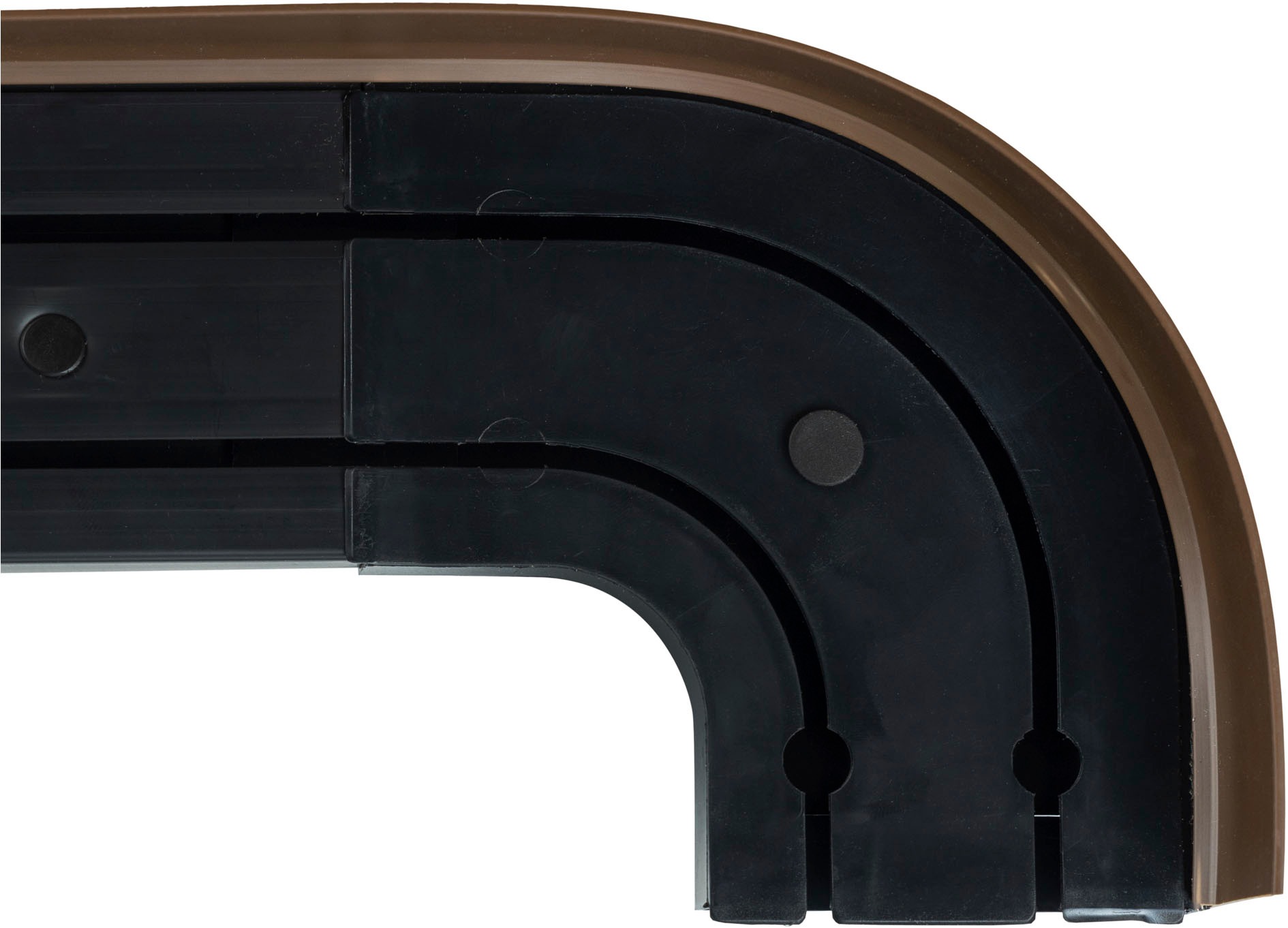 Thumbnail - SN DECO GROUP Vorhangschiene "SH2" 2 läufig-läufig Fixmaß Set 2-läufig, inkl. Rundbögen, Blende 7,5 cm, vorgebohrt, Inne...