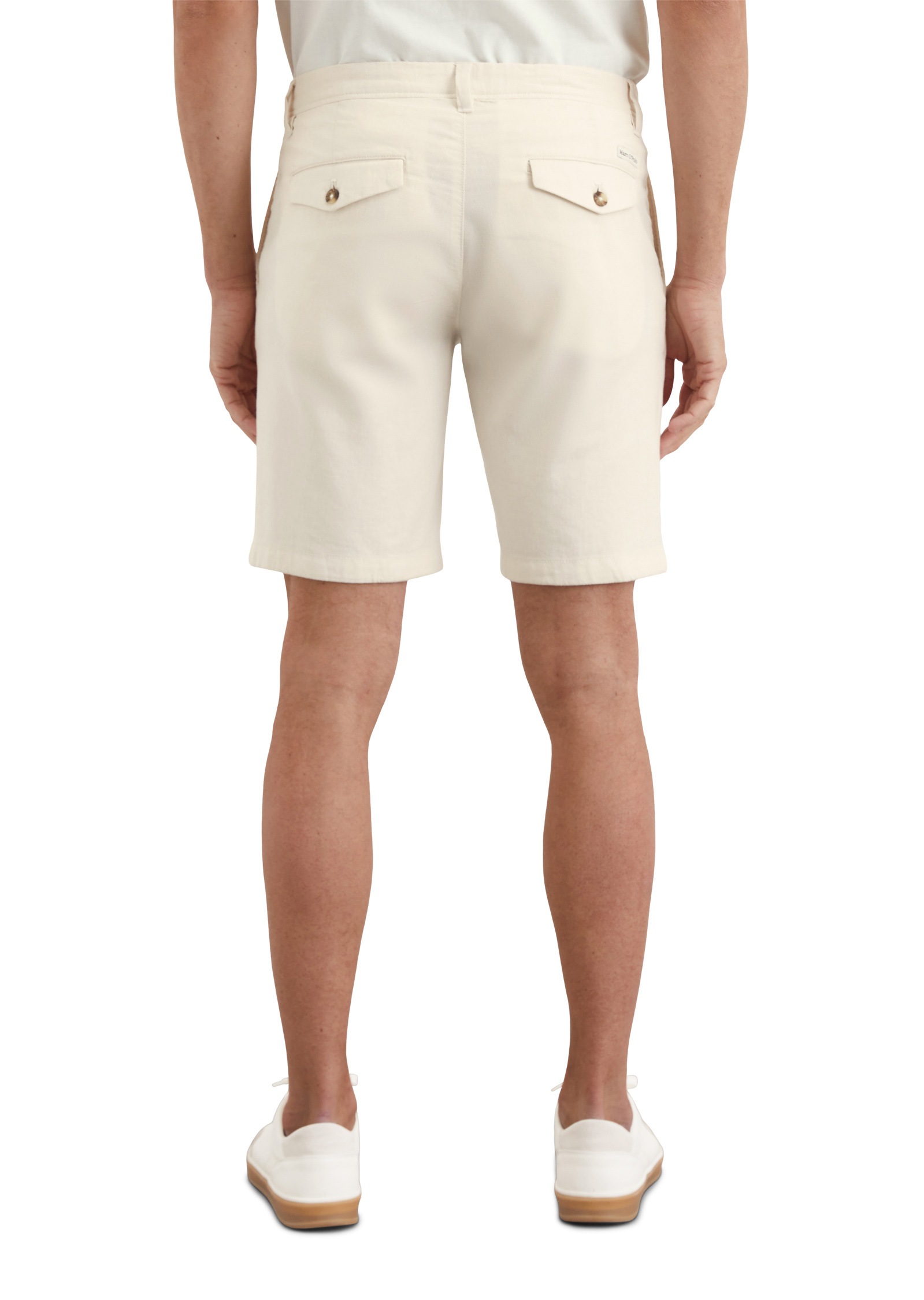 Marc O'Polo Shorts »aus Bio-Baumwoll-Leinen-Mix«