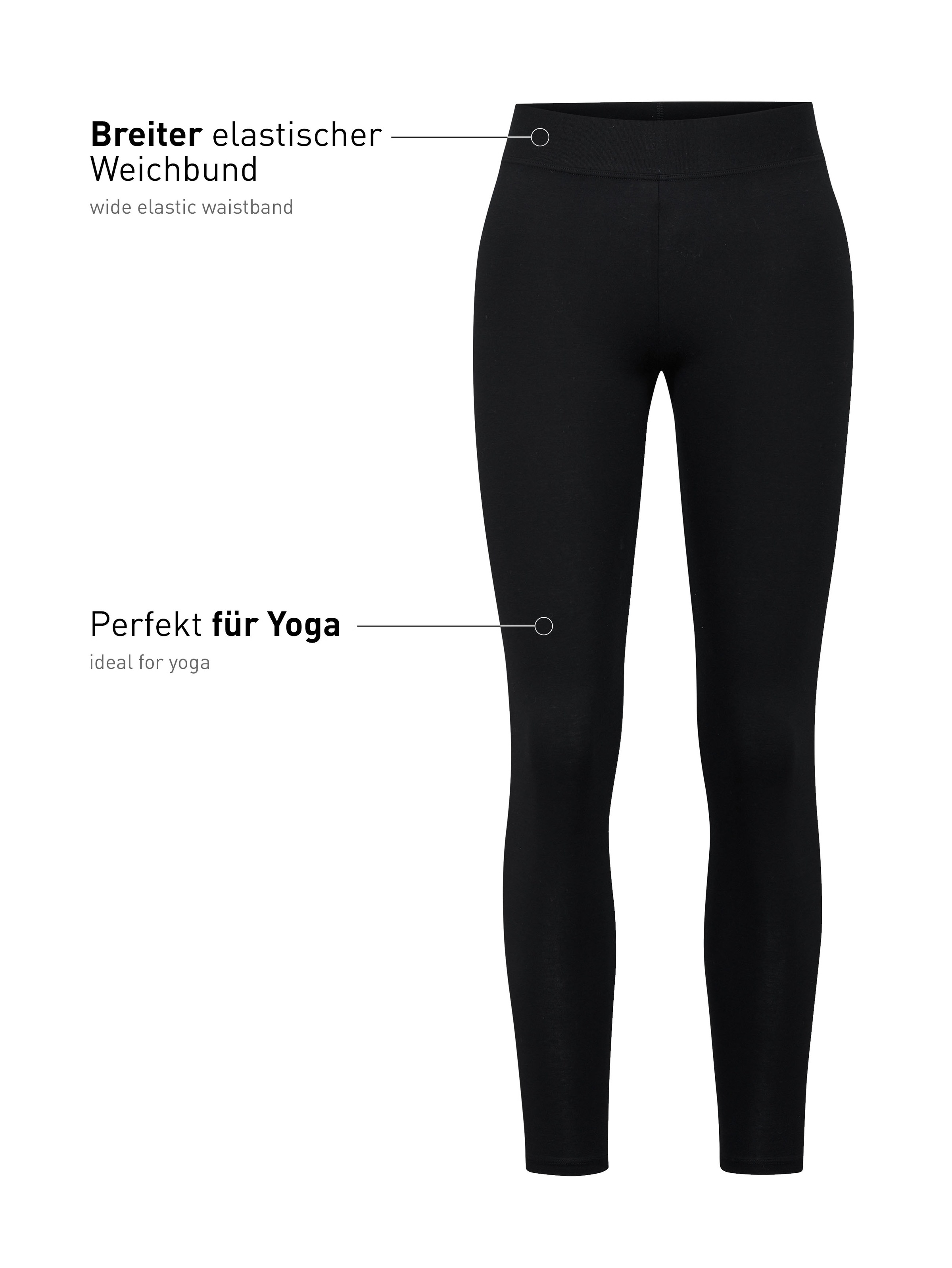 CALIDA Leggings »Elastic«, elastischer Bund, hoch geschnitten