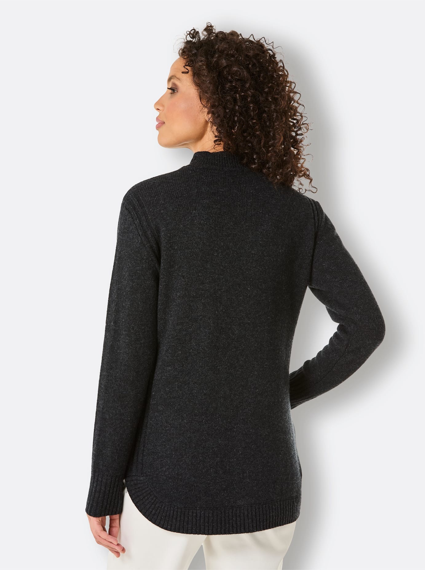 CREATION L PREMIUM Longpullover "Merino-Kaschmir-Pullover" günstig online kaufen