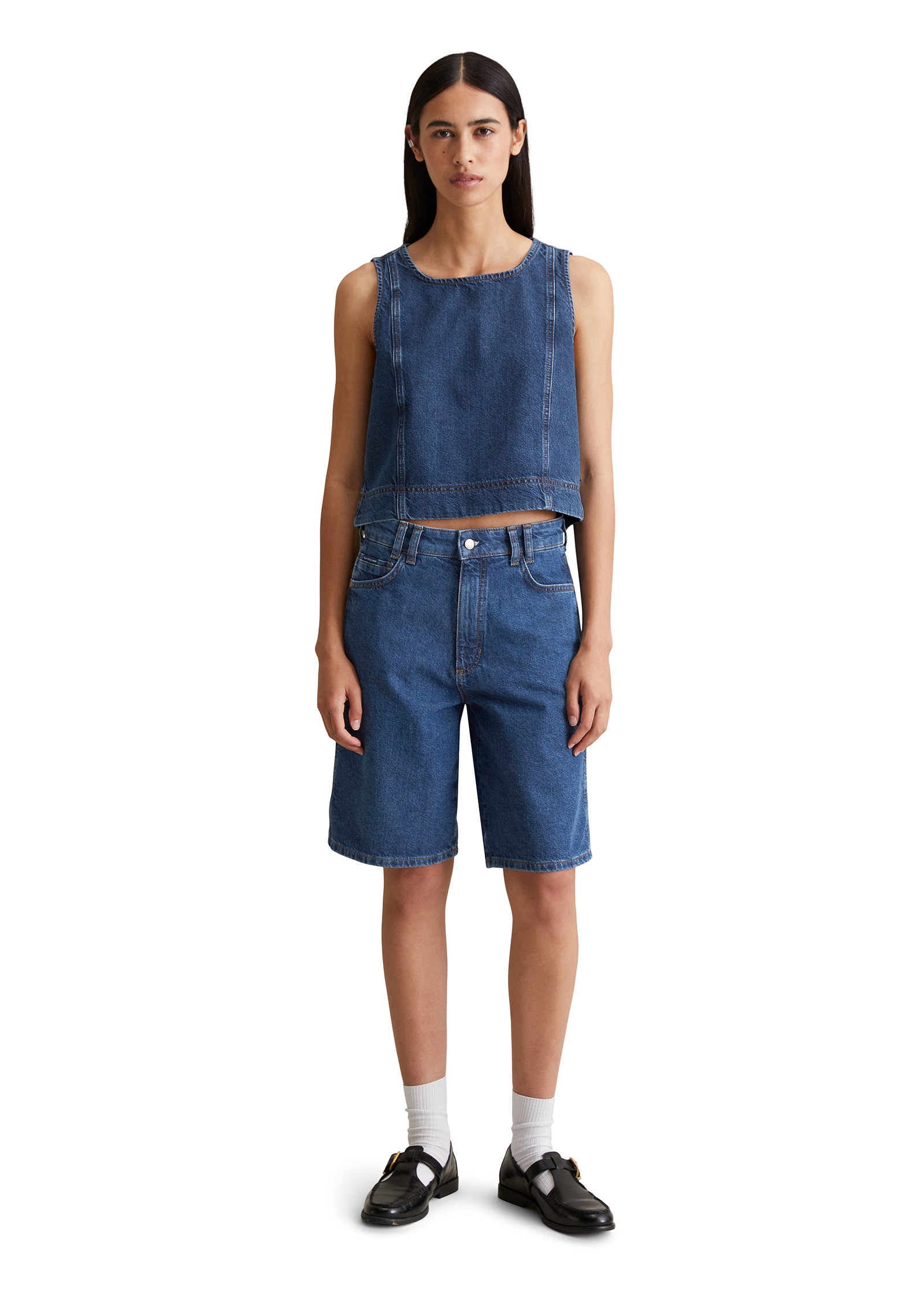 Marc O'Polo DENIM Shorts »aus Rigid Denim ohne Elasthan«