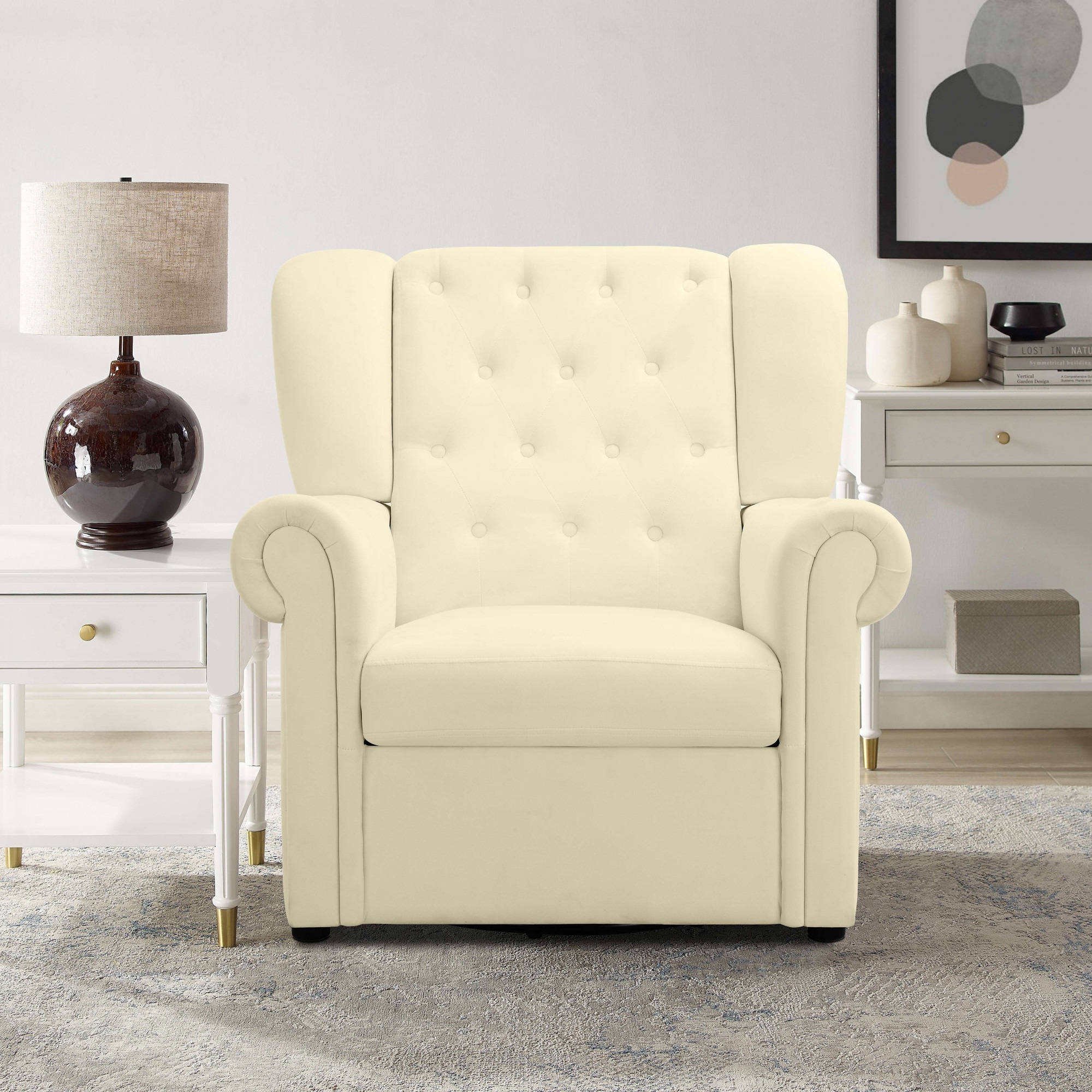 Home affaire Relaxsessel "Lillyse" 1 Stk. tlg. Drehbar und mit Schaukelfunktion