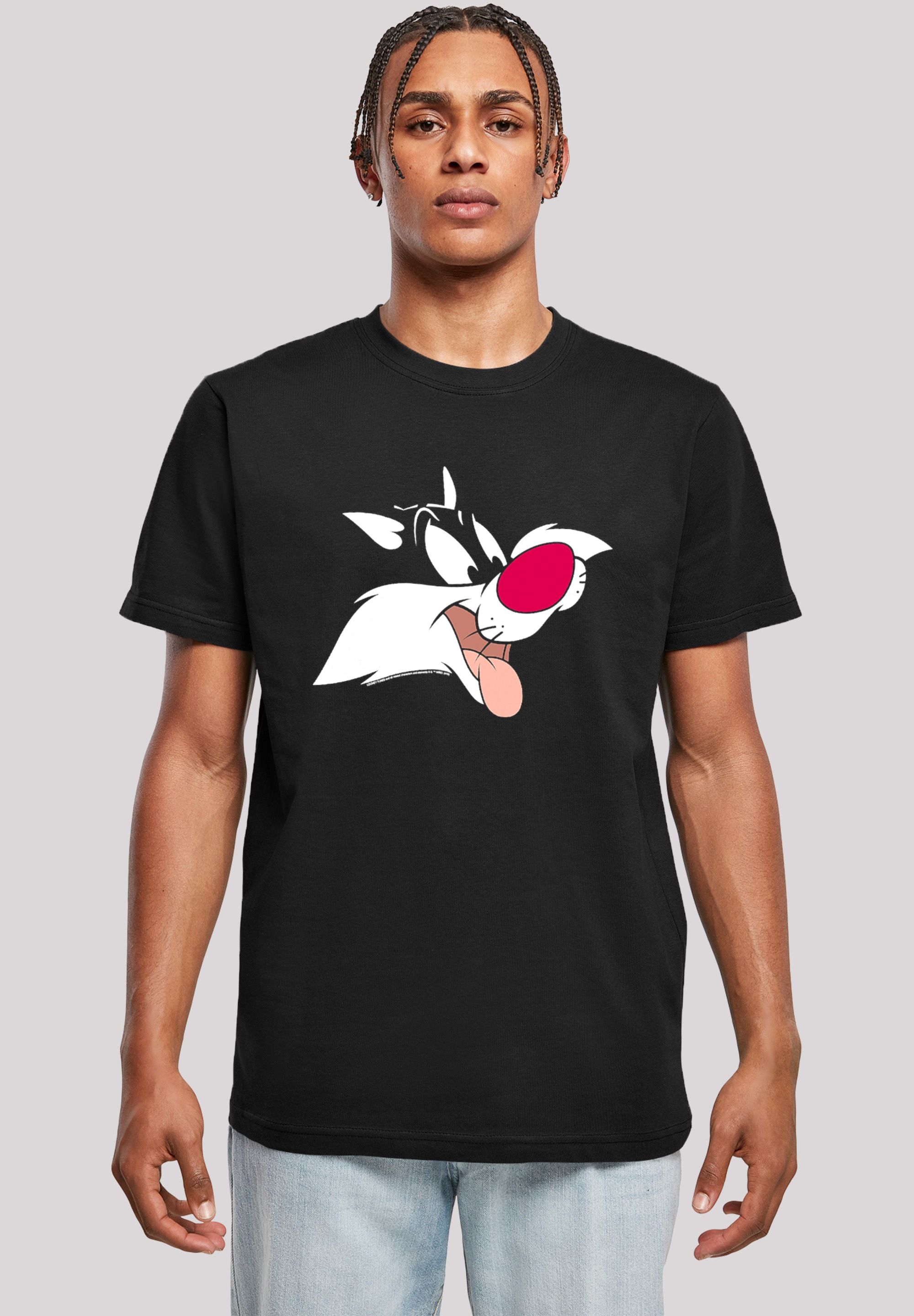 F4NT4STIC T-Shirt "T-Shirt Looney Tunes Sylvester", Herren,Premium Merch,Re günstig online kaufen