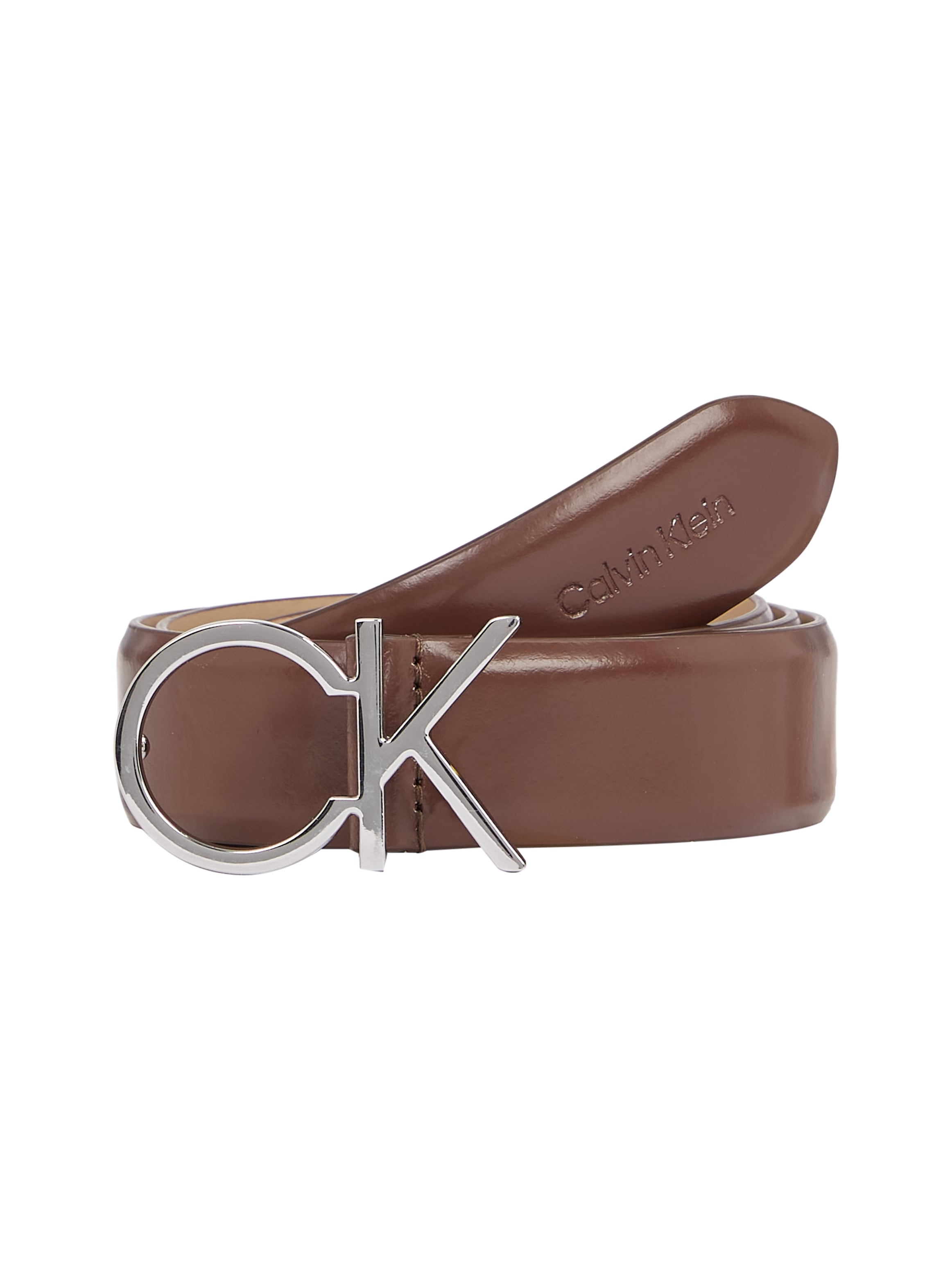 Calvin Klein Ledergürtel, mit Monogramm-Schnalle