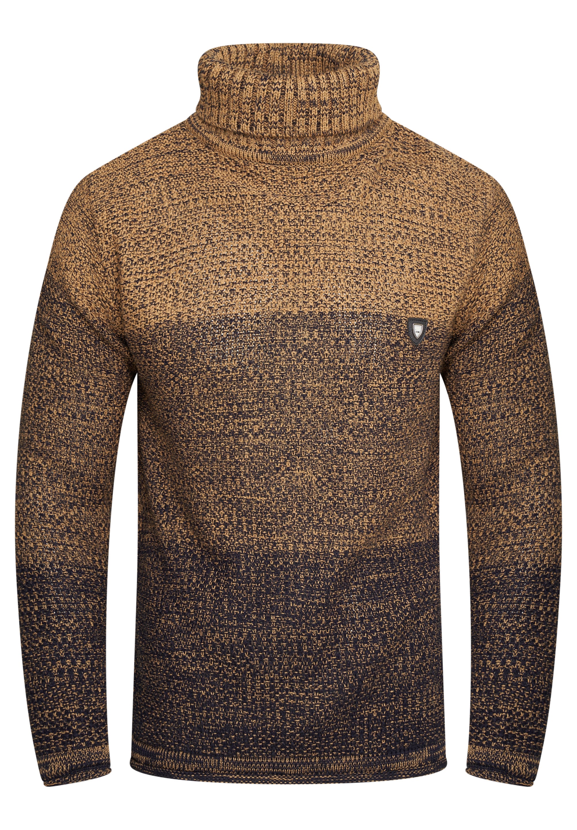 behype Rollkragenpullover "MKBloro", im trendigen Color-Blocking-Design günstig online kaufen