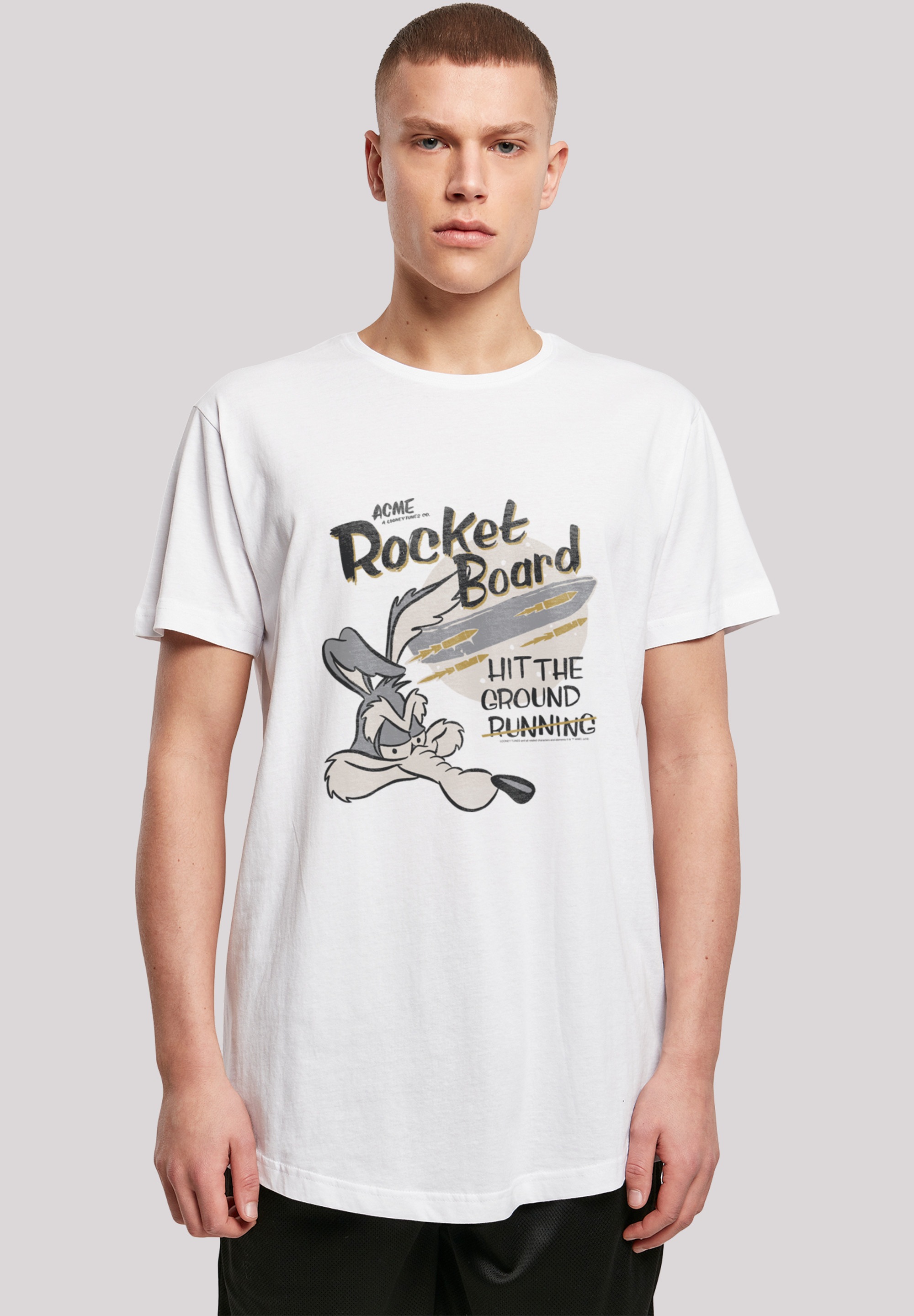 F4NT4STIC T-Shirt "Long Cut T-Shirt Looney Tunes Rocket Board", Herren,Prem günstig online kaufen