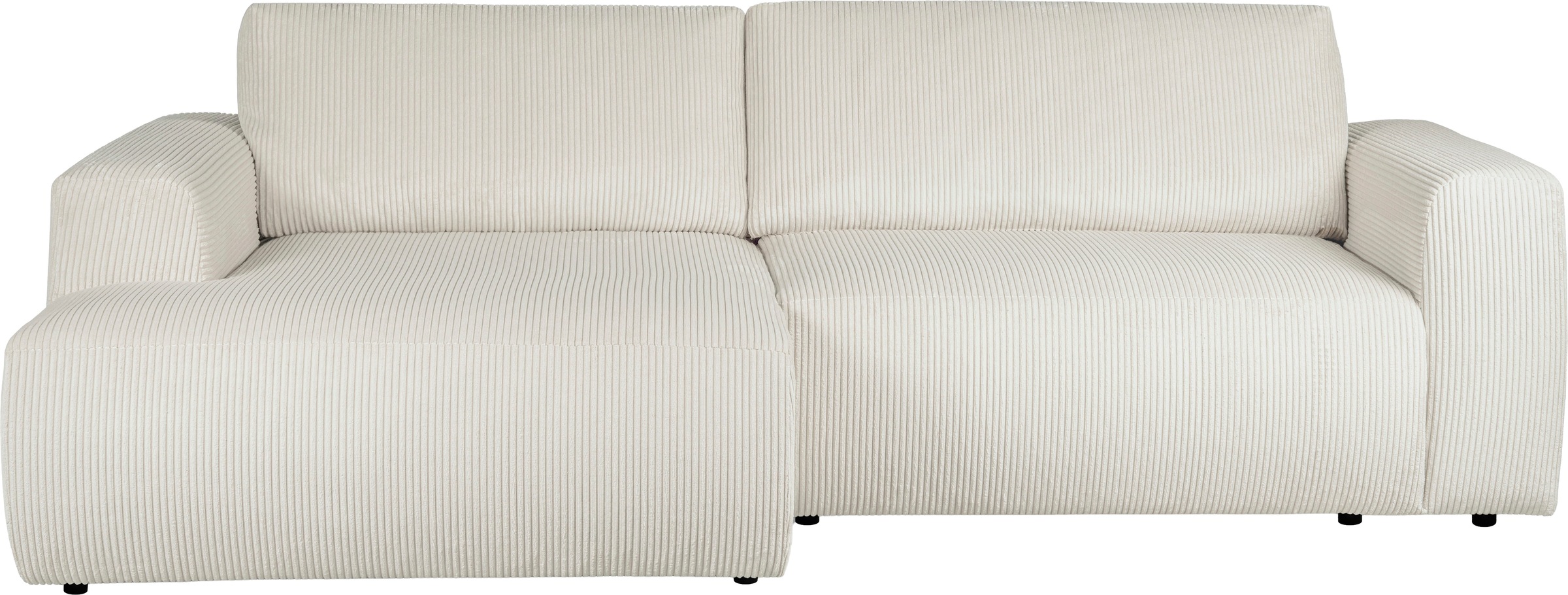 Home affaire Schlafsofa "Noord Schlafecksofa, Breite 250 cm" Cord, Struktur günstig online kaufen