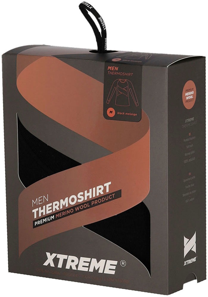 XTREME sockswear Unterhemd »MEN THERMAL WOOL UNDERSHIRT«, mit Merinowoll-Anteil hohem Rundhals-Ausschnitt für kalte Temperaturen