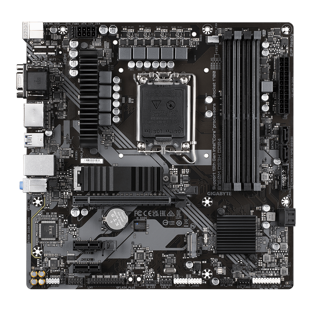 Gigabyte Mainboard »B760M DS3H DDR4«