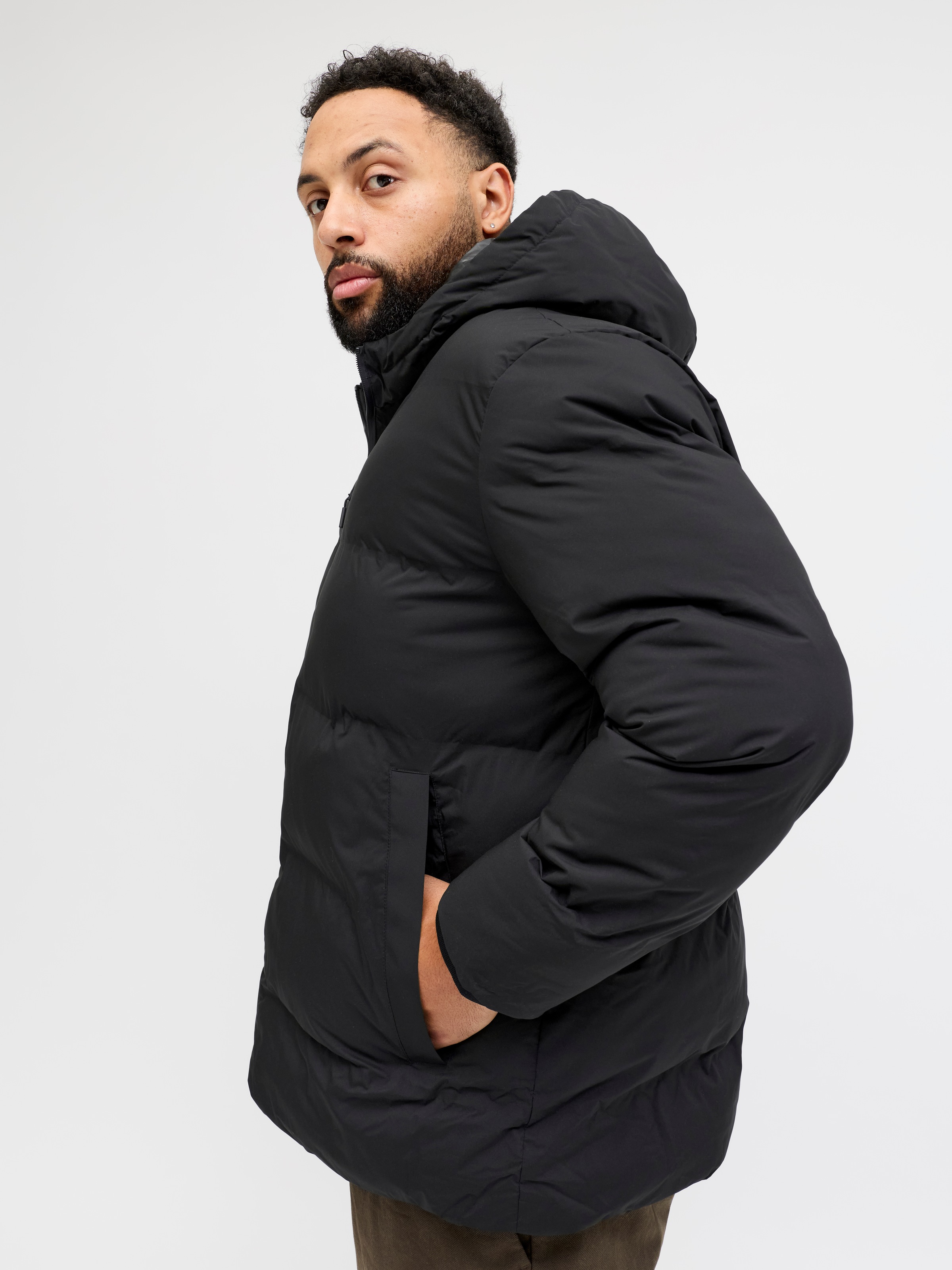 Jack & Jones PlusSize Steppjacke "JJKAITO PUFFER JACKET PLS" mit Kapuze günstig online kaufen