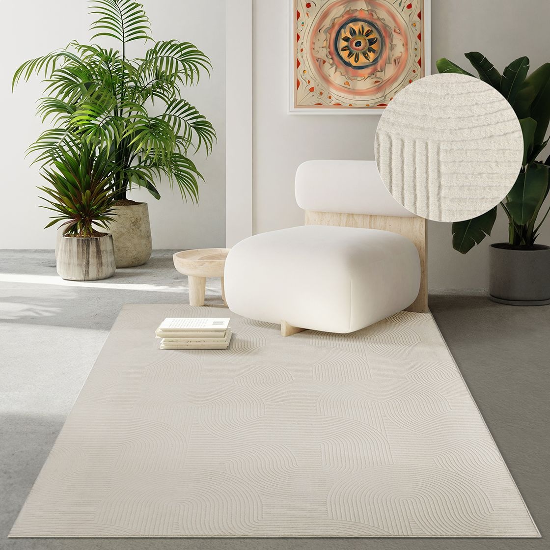 the carpet Teppich »Rio« rechteckig 8 mm Höhe