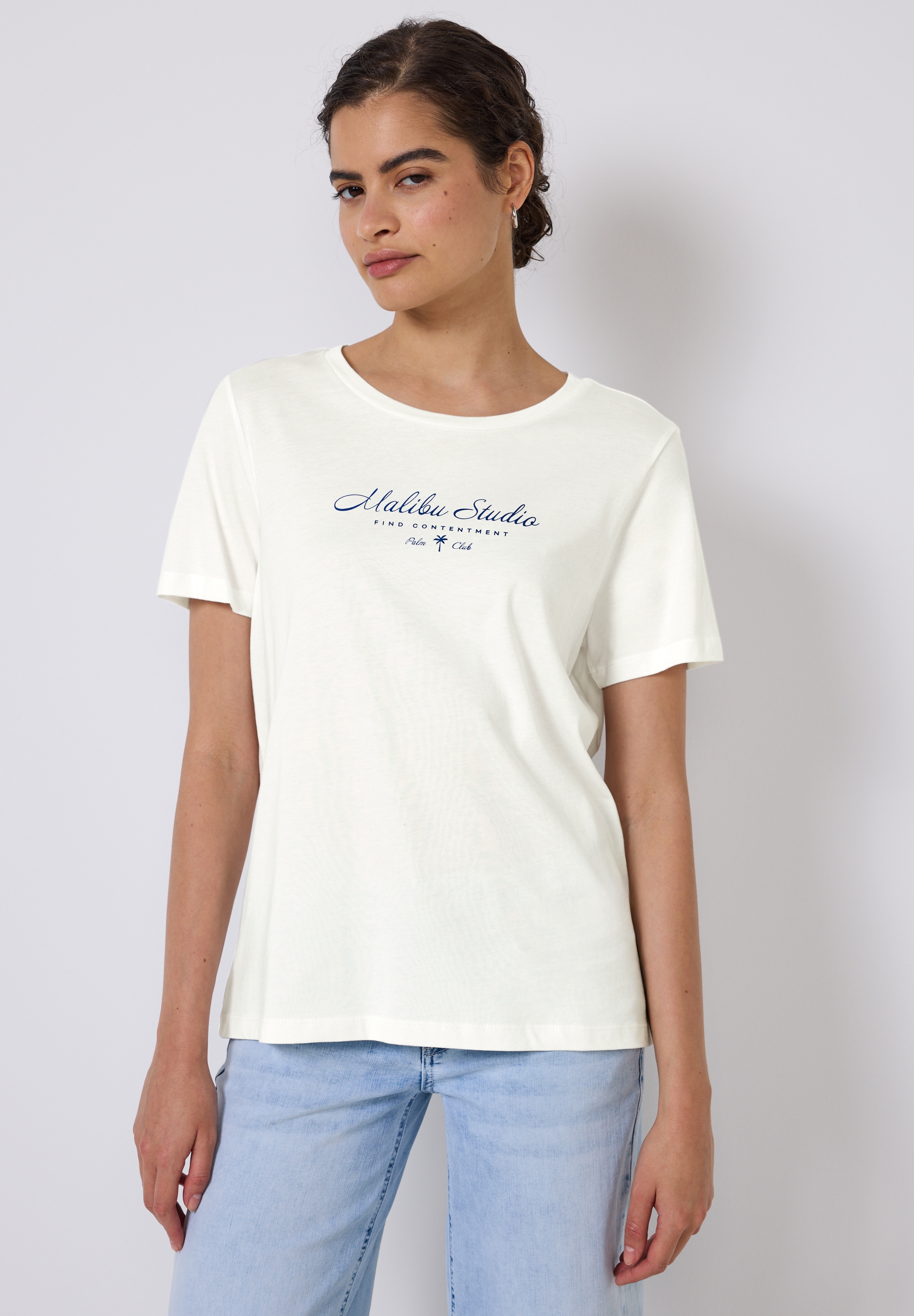 STREET ONE STUDIO T-Shirt, im soften Baumwoll-Mix günstig online kaufen