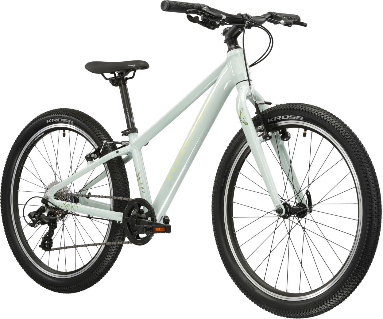 Kross Kinderfahrrad »Kinder-MTB Lea Jr 1.0«, 8 Gang, Shimano, TOURNEY TX800 Schaltwerk, Kettenschaltung