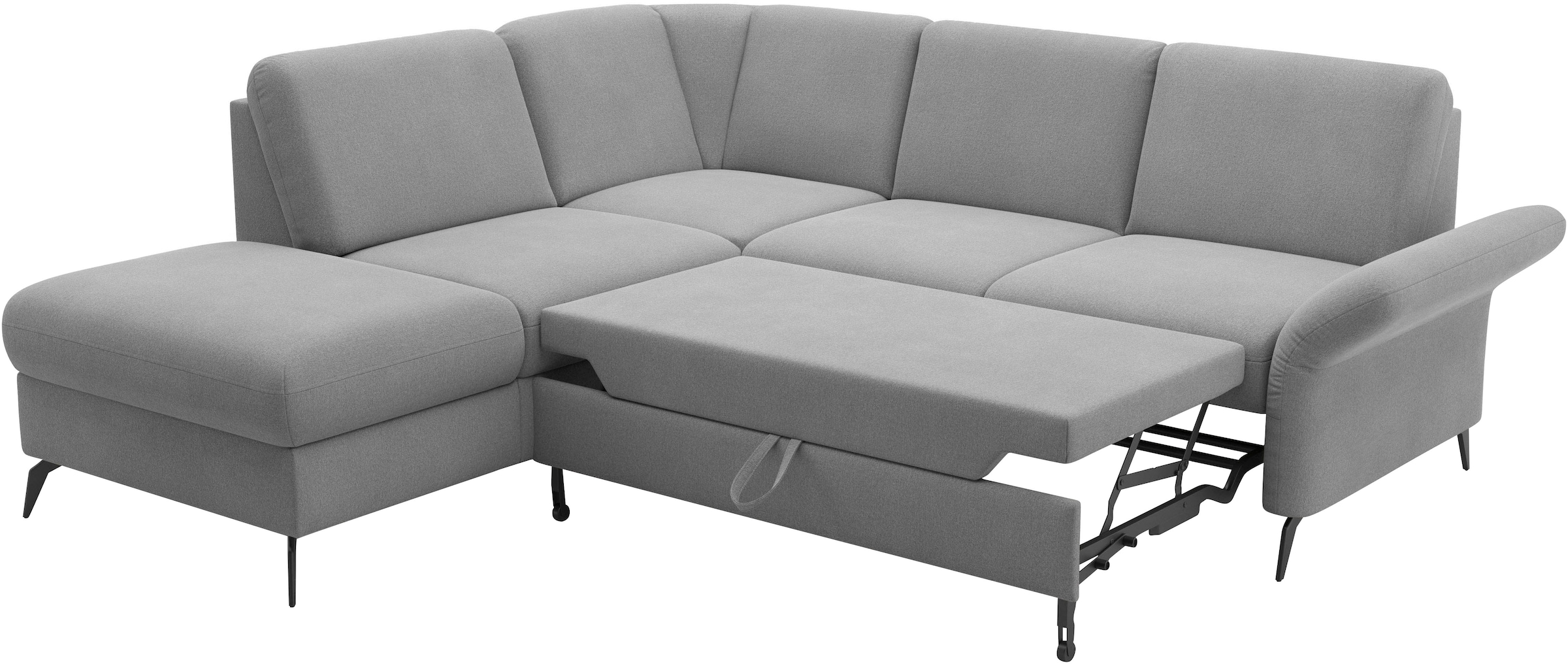 Home affaire Ecksofa »Rochelle«, optional: Armteilverstellung, klappbar, Bettkasen